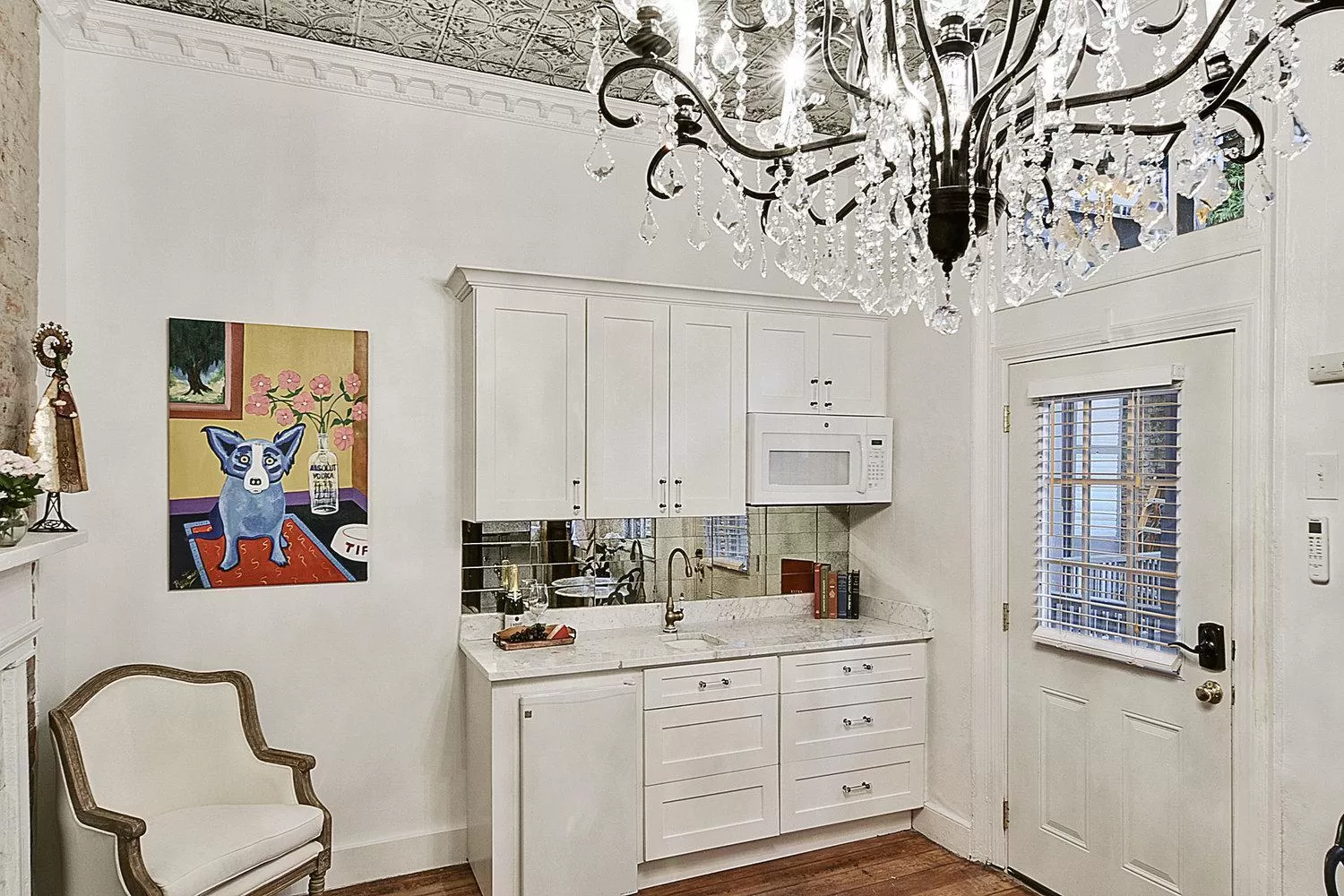 Kitchen or kitchenette in French Quarter Mansion