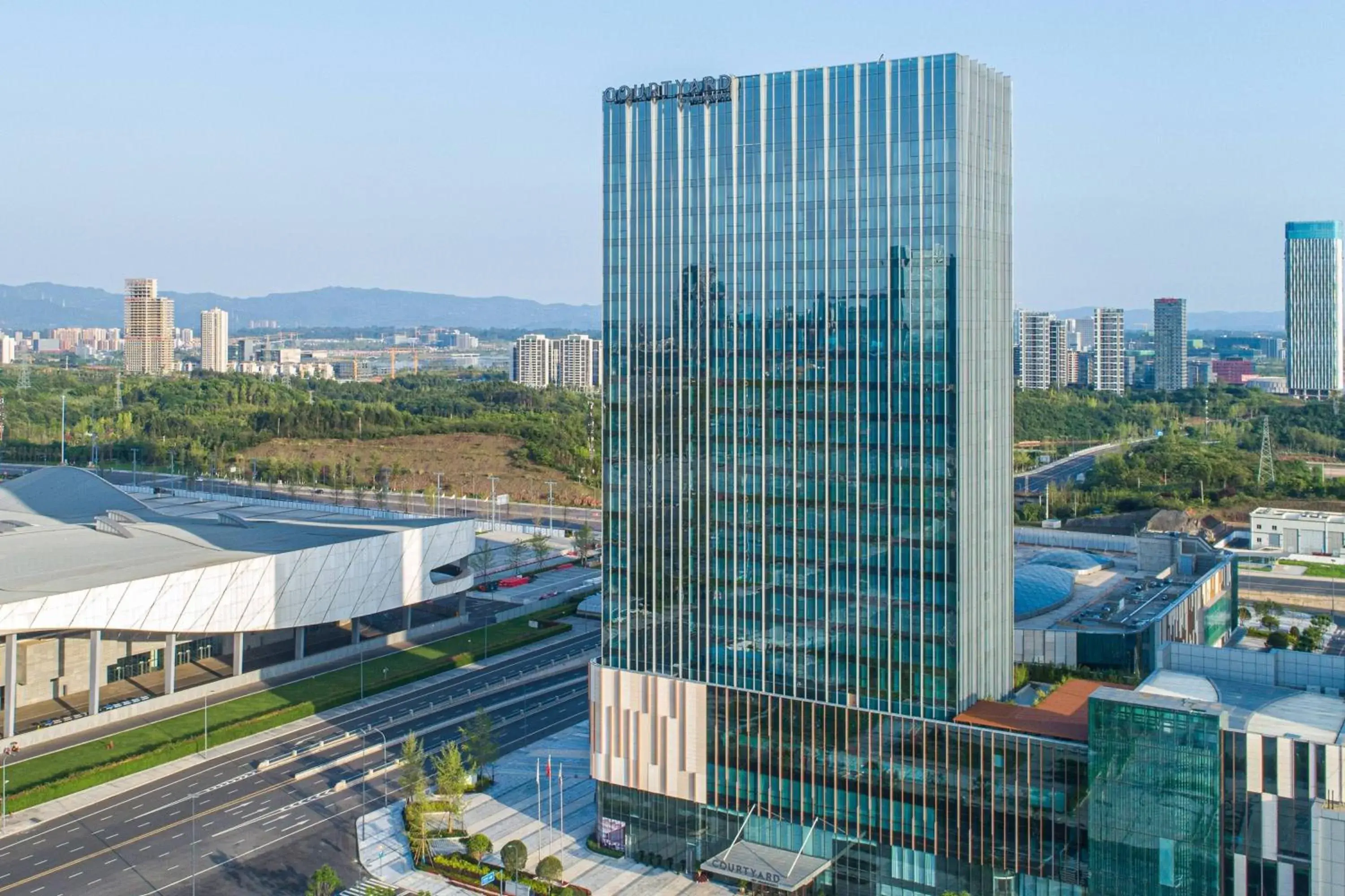 Property building in Courtyard by Marriott Chengdu South