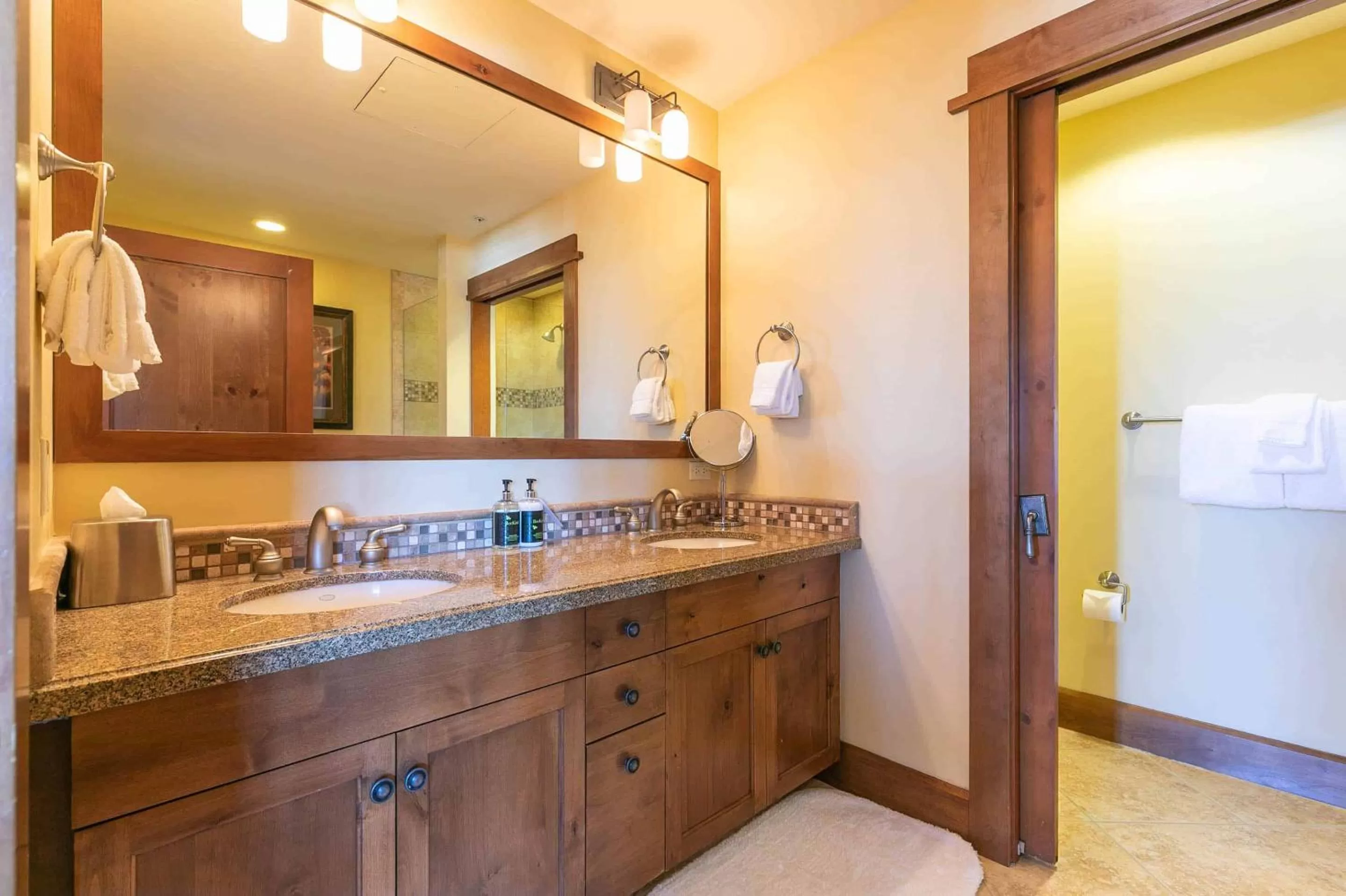 Bathroom in East West Hospitality at Tahoe