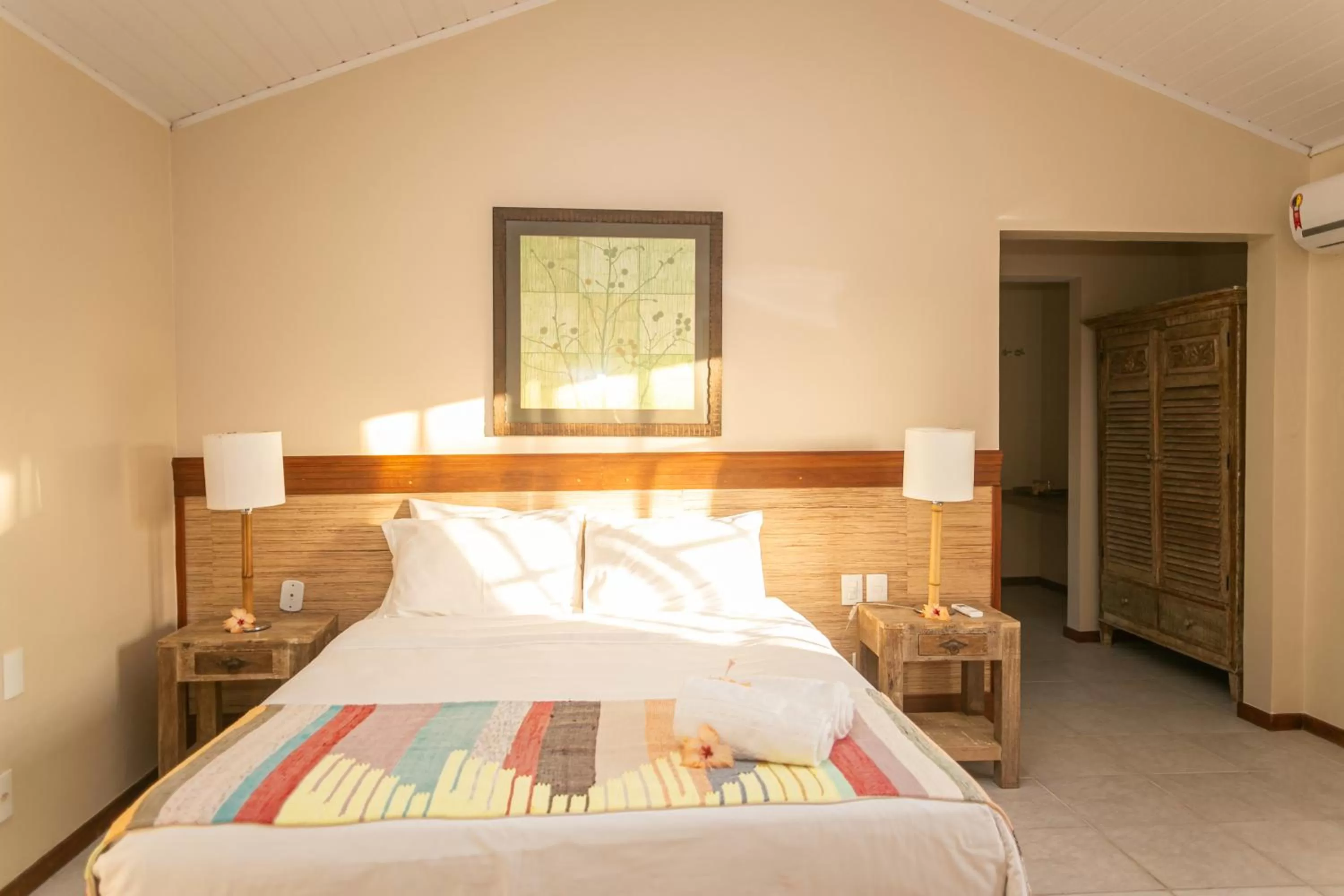 Bed in Pousada Corsario Buzios