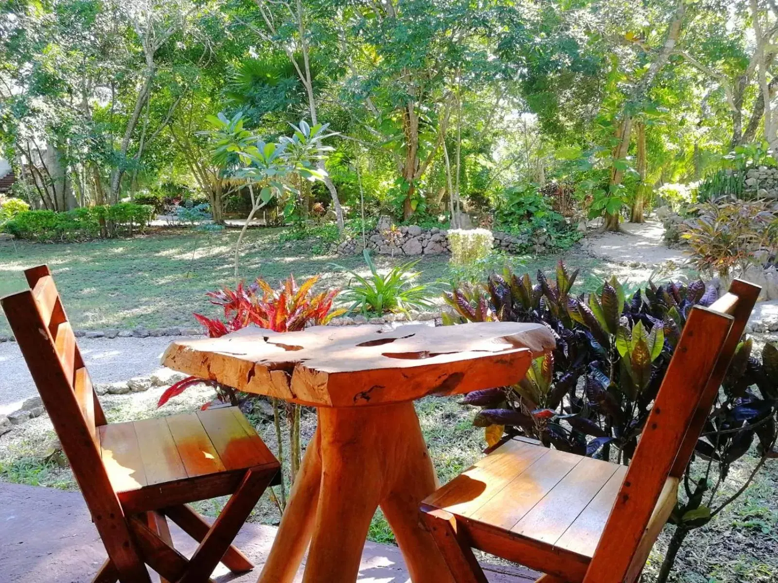 Garden view in Villas Ecotucan