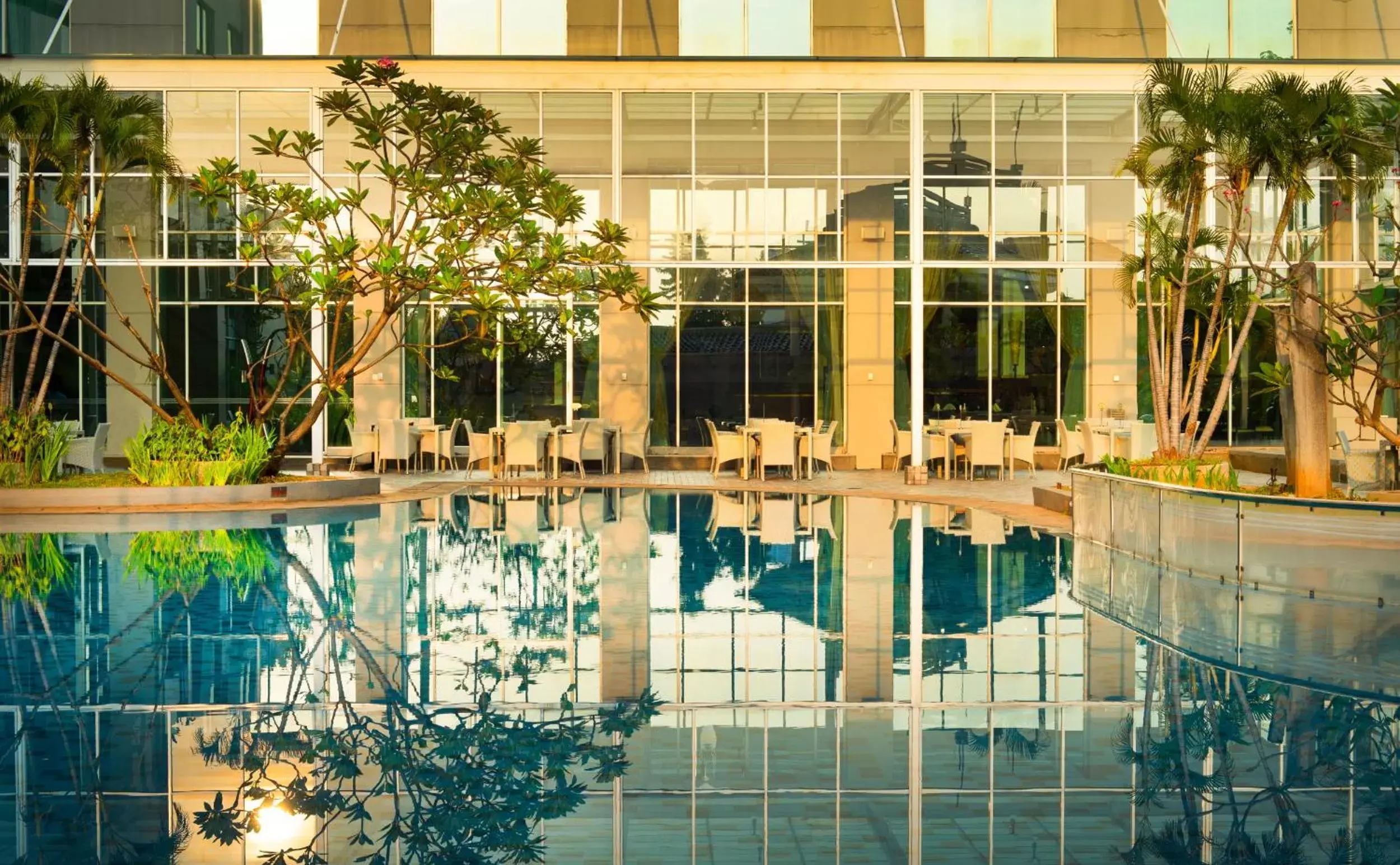 Swimming Pool in Hotel Santika Premiere Slipi Jakarta