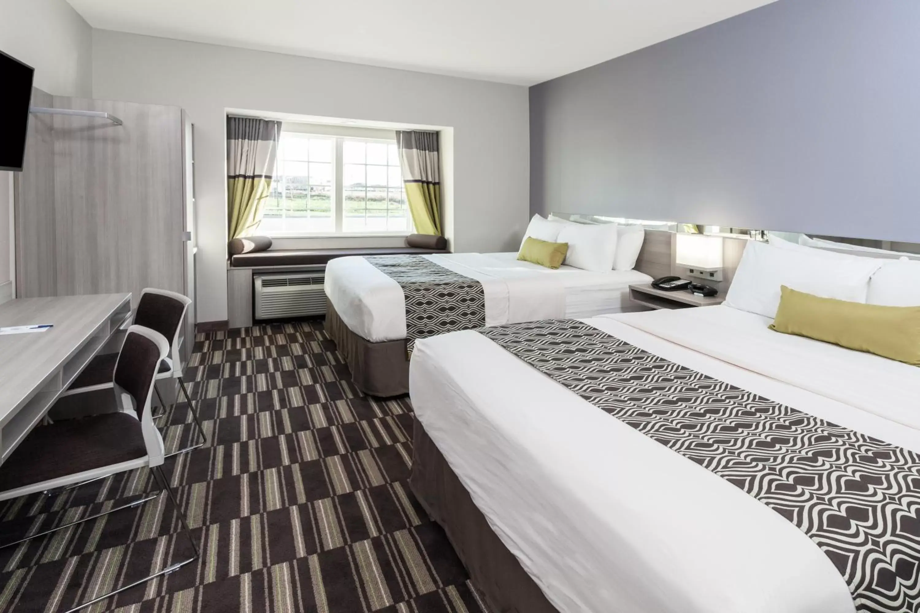 Queen Room with Two Queen Beds - Non-Smoking in Microtel Inn & Suites by Wyndham West Fargo Near Medical Center