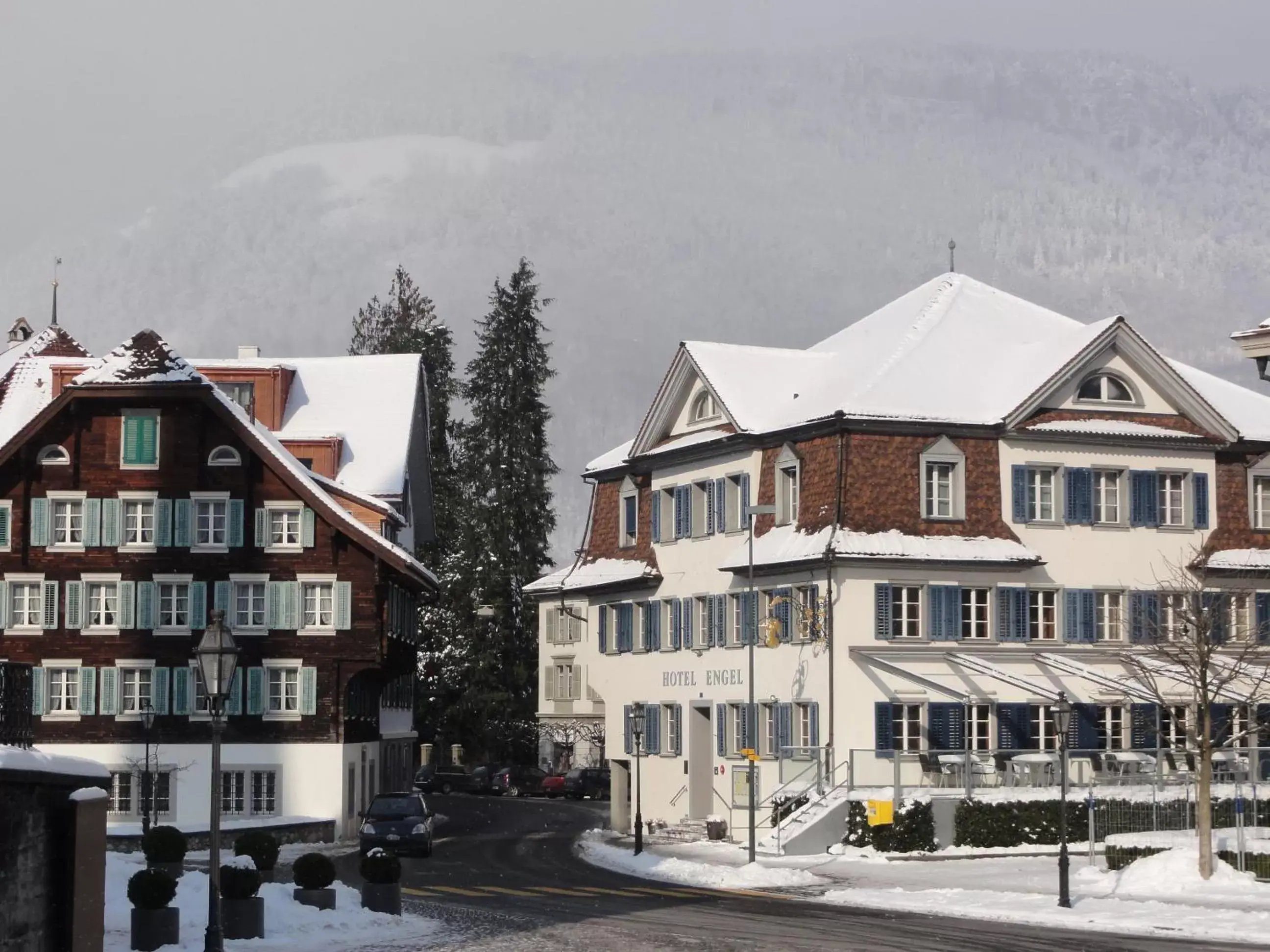 Facade/entrance, Property Building in Hotel Engel