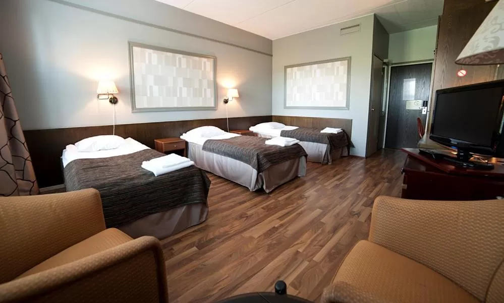 Photo of the whole room, Bed in Hotel Lapuahovi