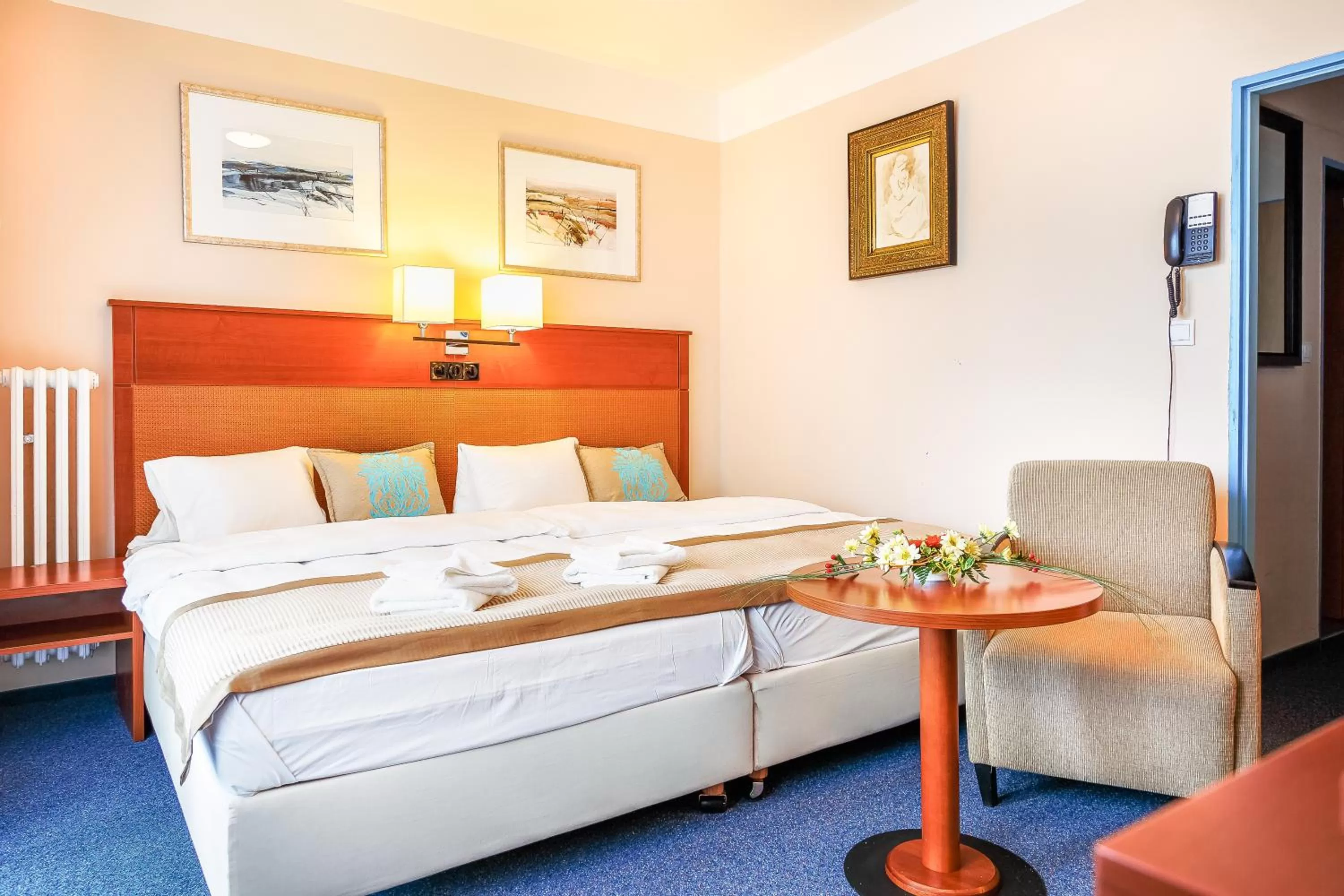 Bedroom, Bed in Hotel Marttel