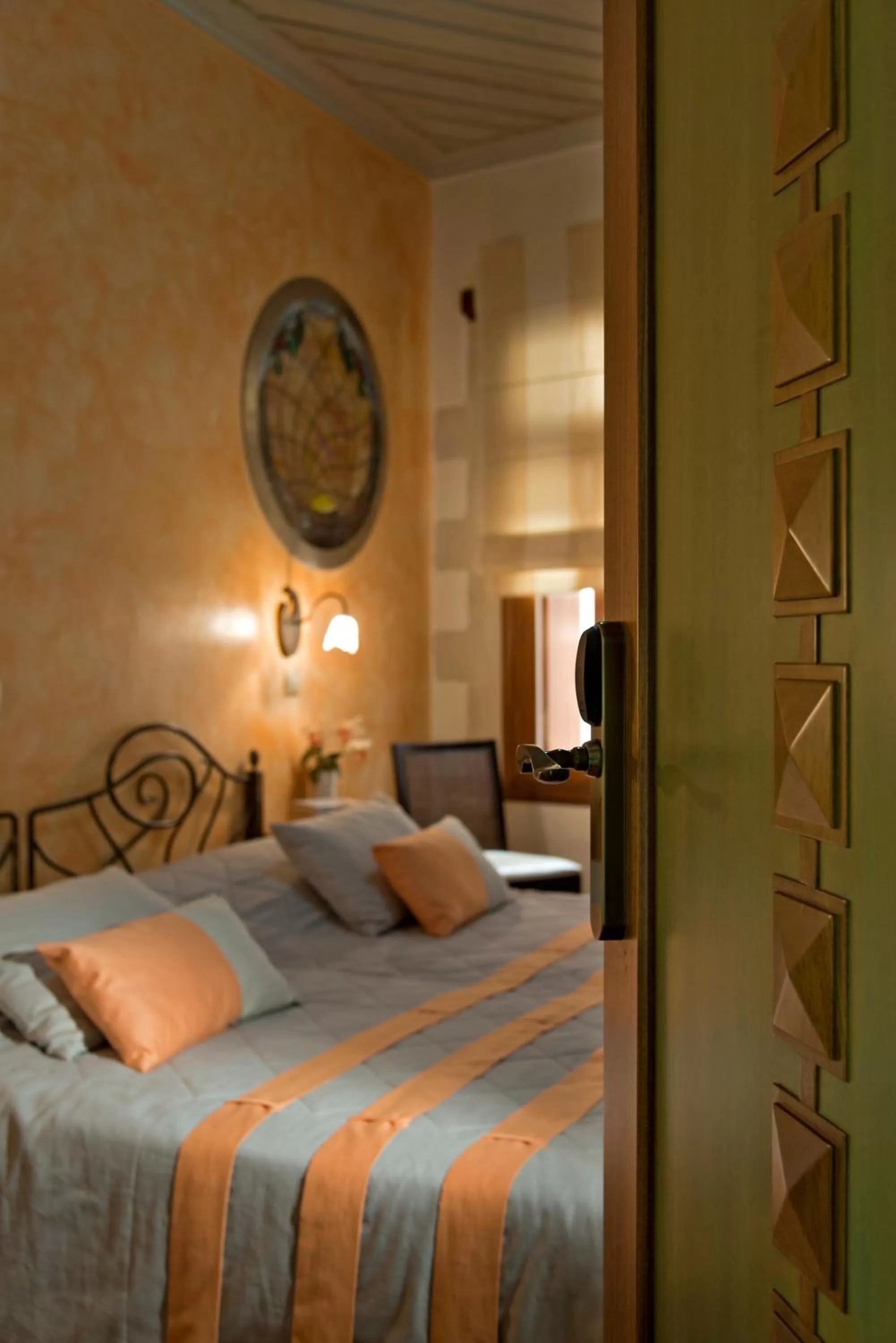 Bed in Ionas Boutique Hotel