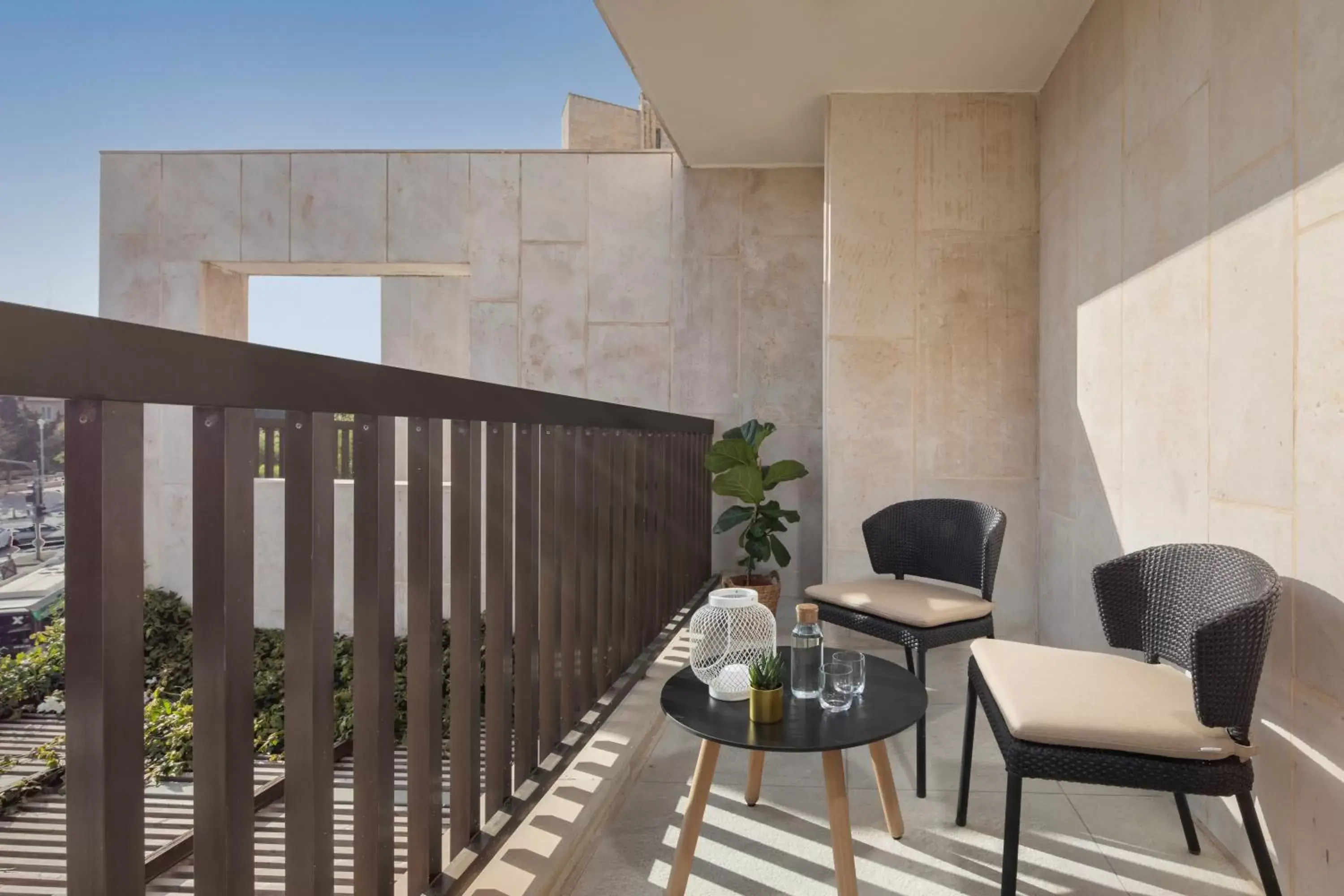 Balcony/Terrace in Cassia Hotel Jerusalem