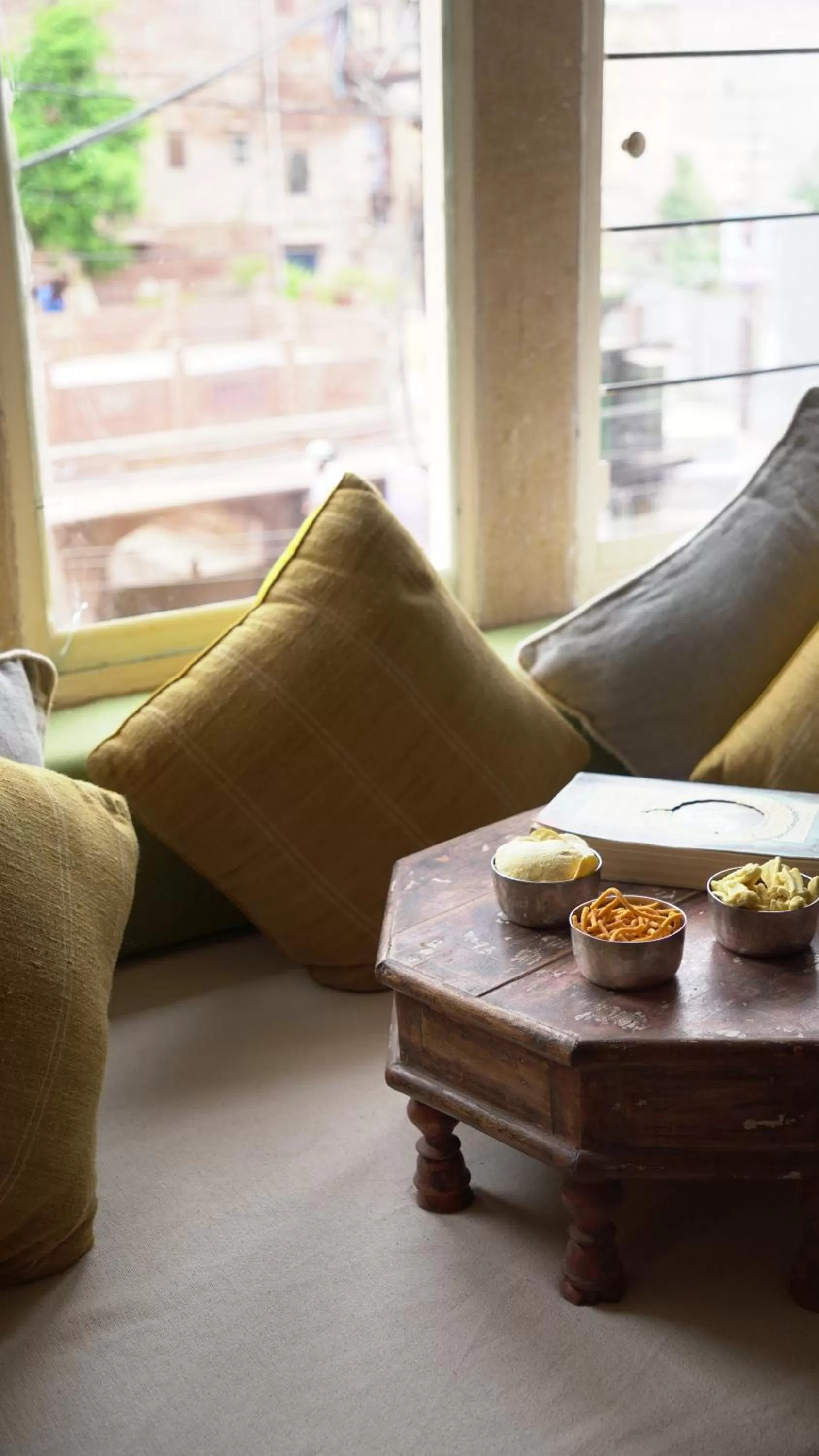 Seating area in The Stepwell Hotel
