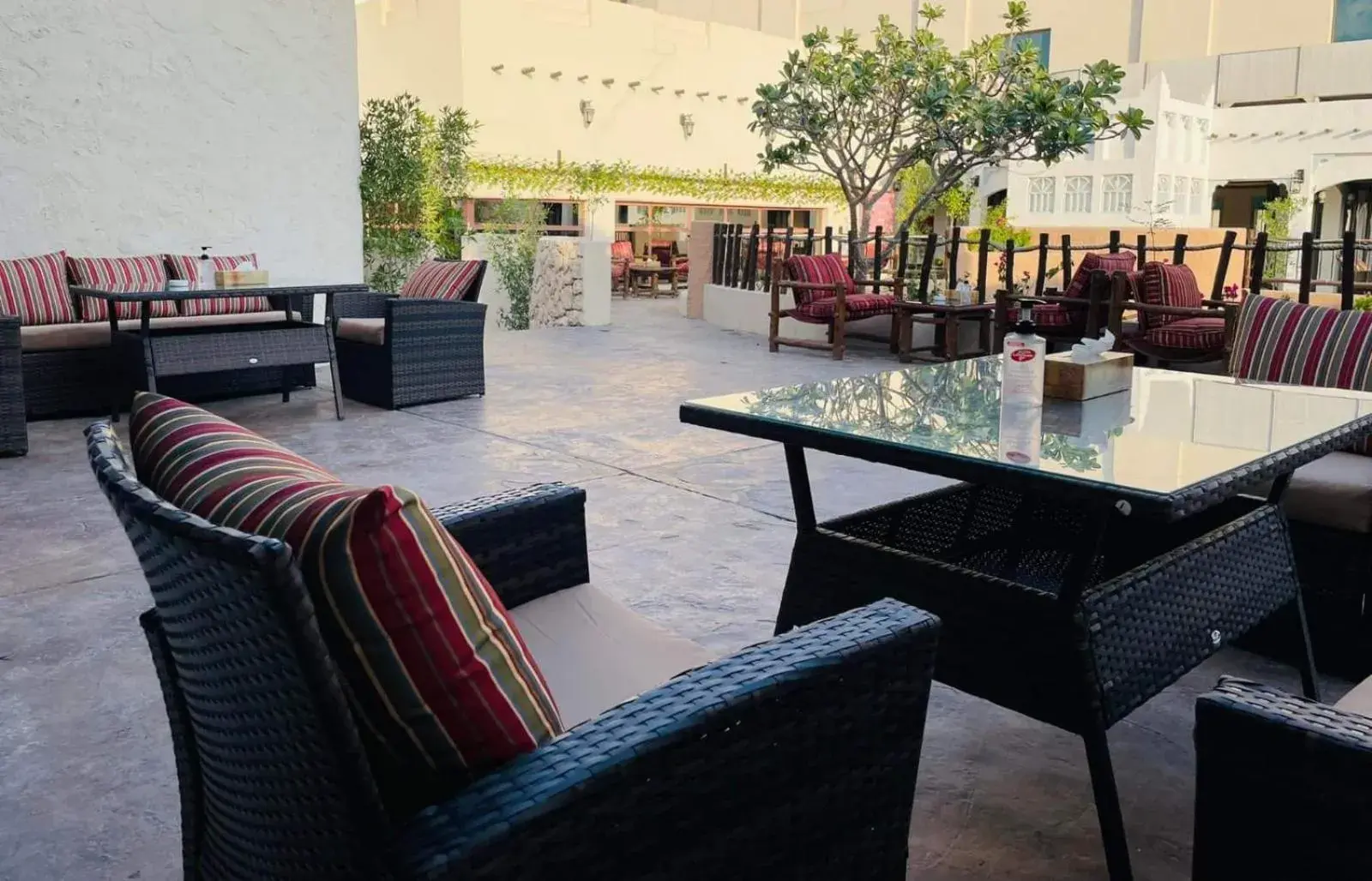 Patio in Al Liwan Suites