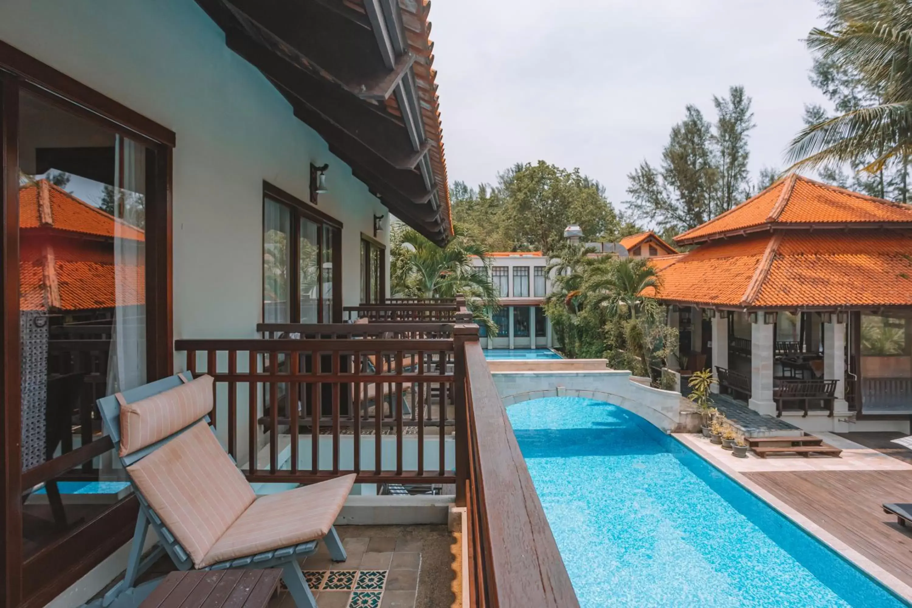 Balcony/Terrace, Swimming Pool in Khaolak Oriental Resort - Adult Only