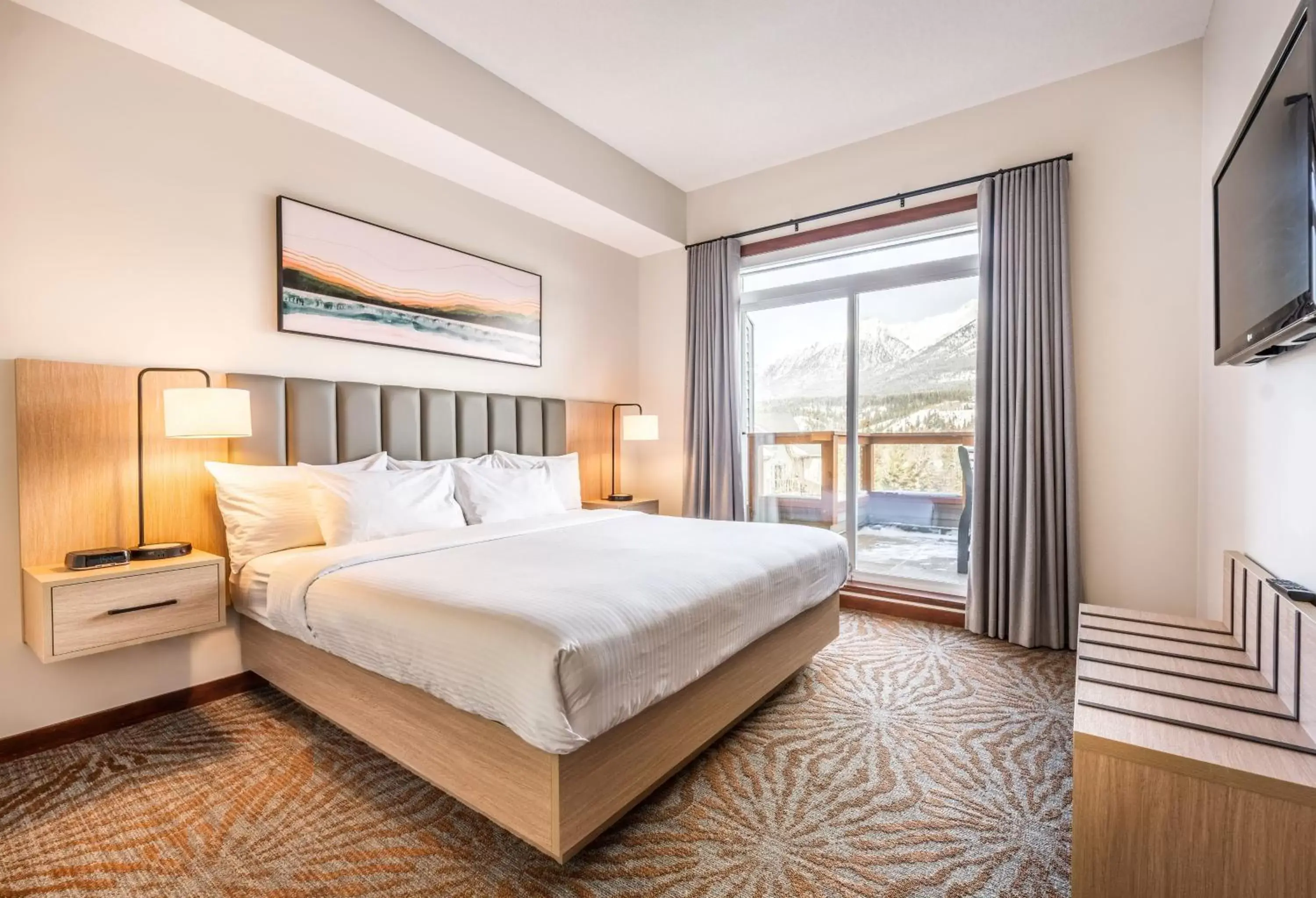 Bedroom, Bed in Blackstone Mountain Lodge by CLIQUE Bedroom, Bed in Blackstone Mountain Lodge by CLIQUE