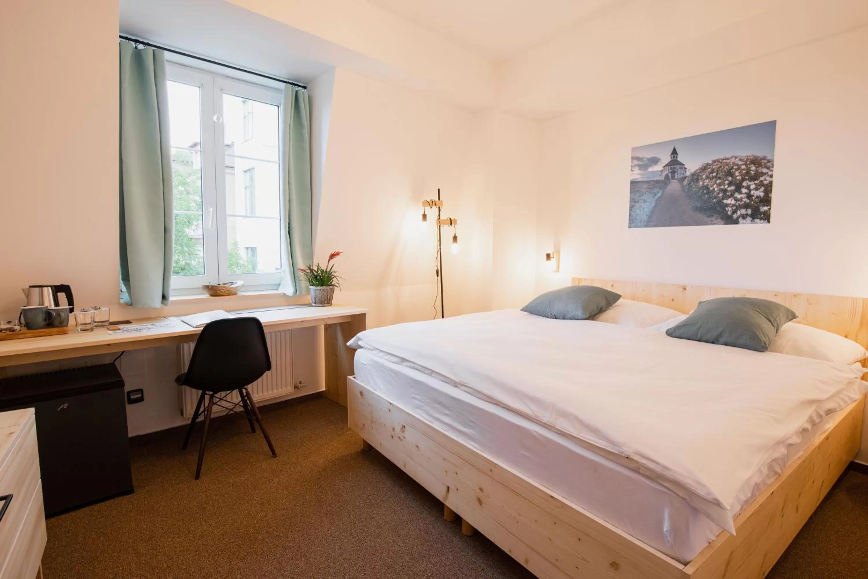 Bed in Hotel Rehavital