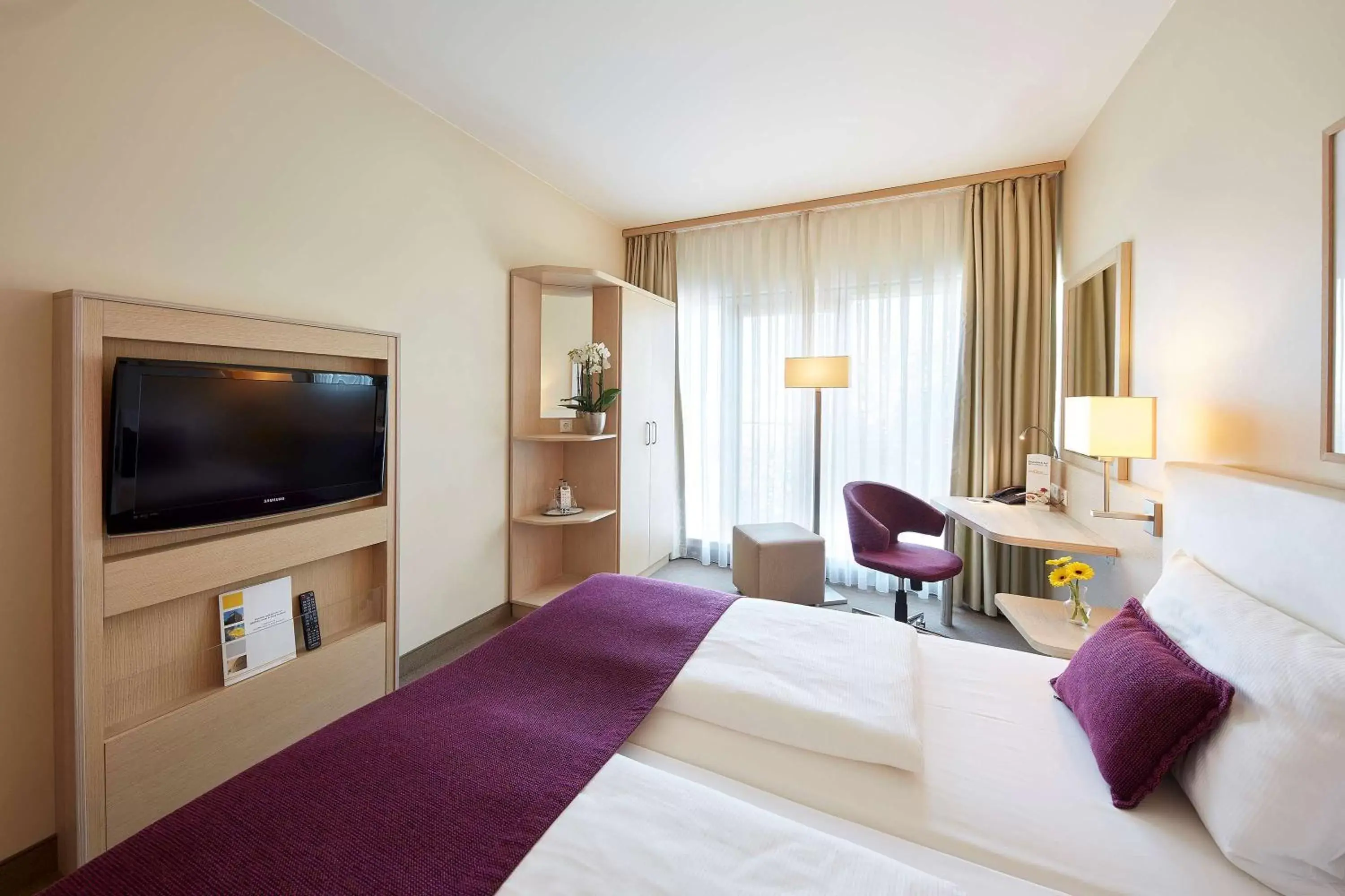 Business Twin Room in GHOTEL hotel & living Koblenz Business Twin Room in GHOTEL hotel & living Koblenz