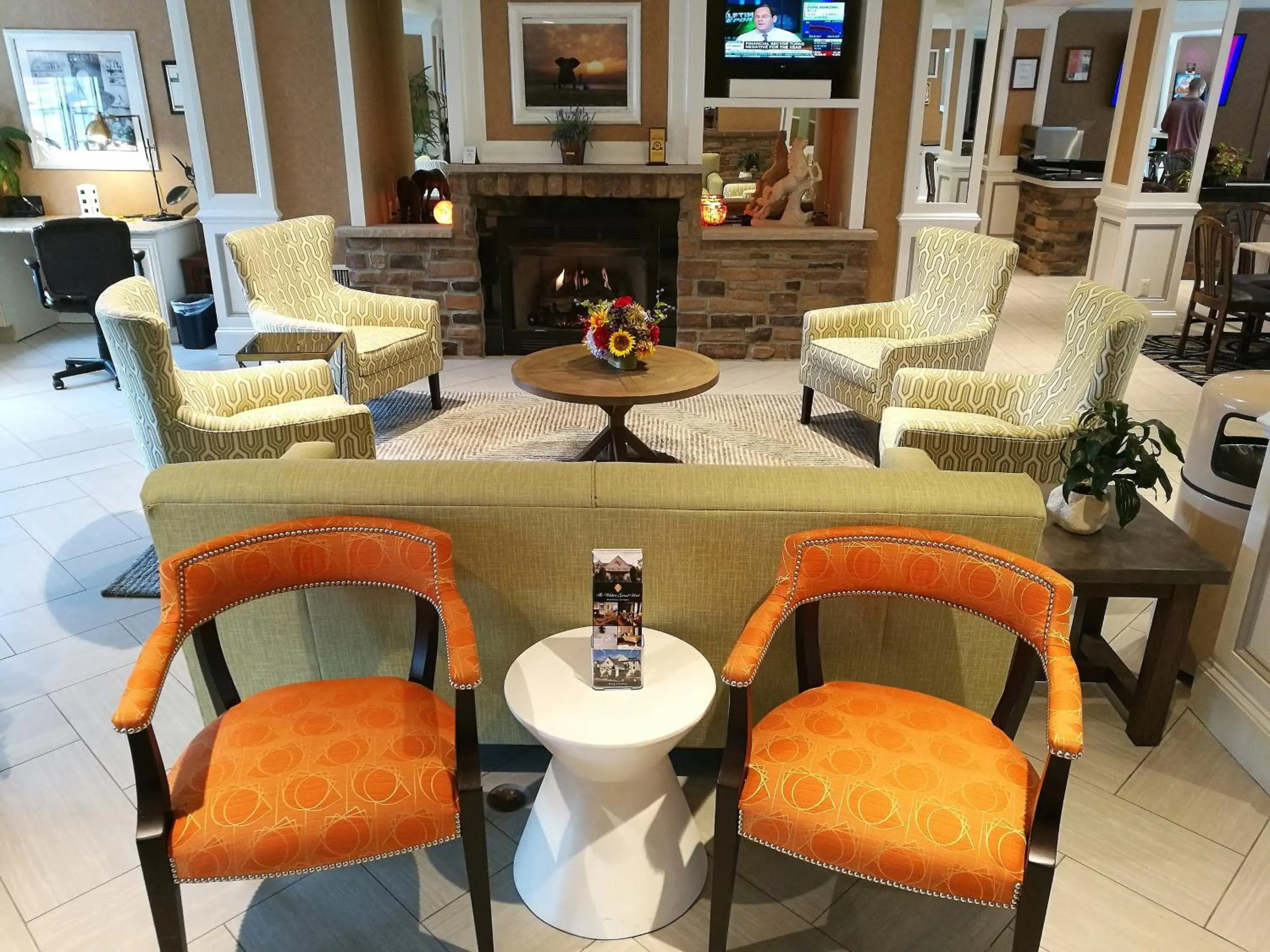 Lobby or reception in The Wilshire Grand Hotel