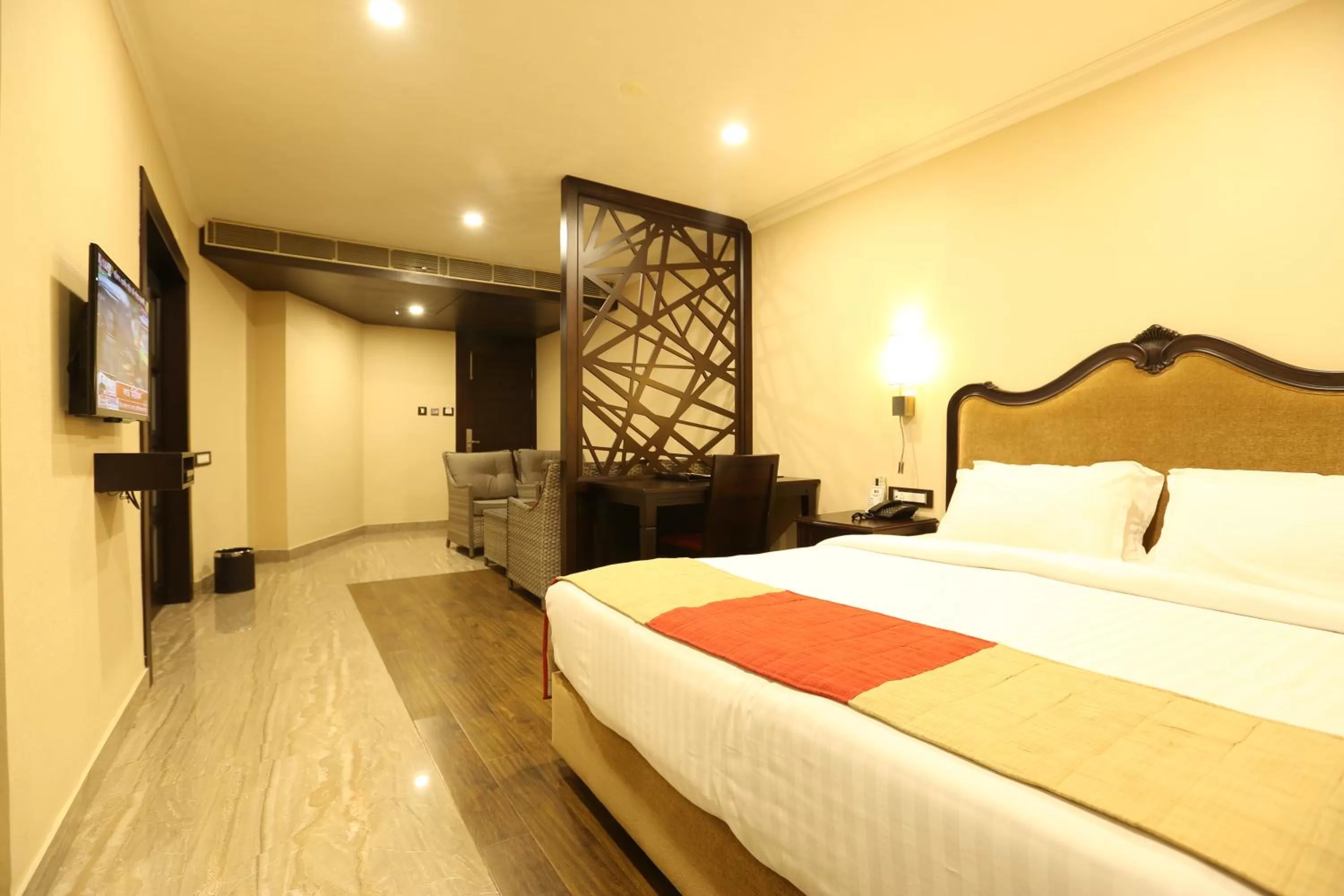 Bedroom, Bed in Hotel Atithi