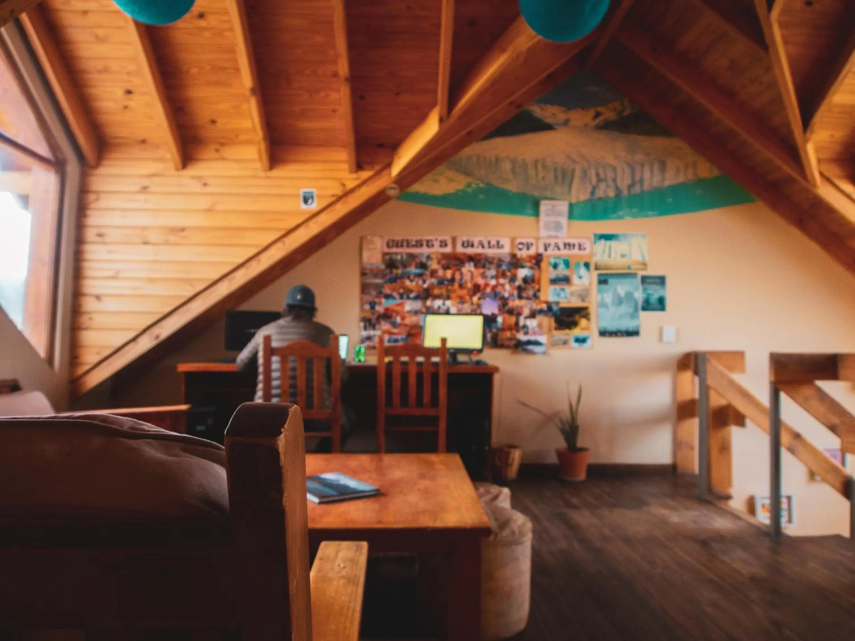 Communal lounge/ TV room, Lounge/Bar in America del Sur Hostel Calafate