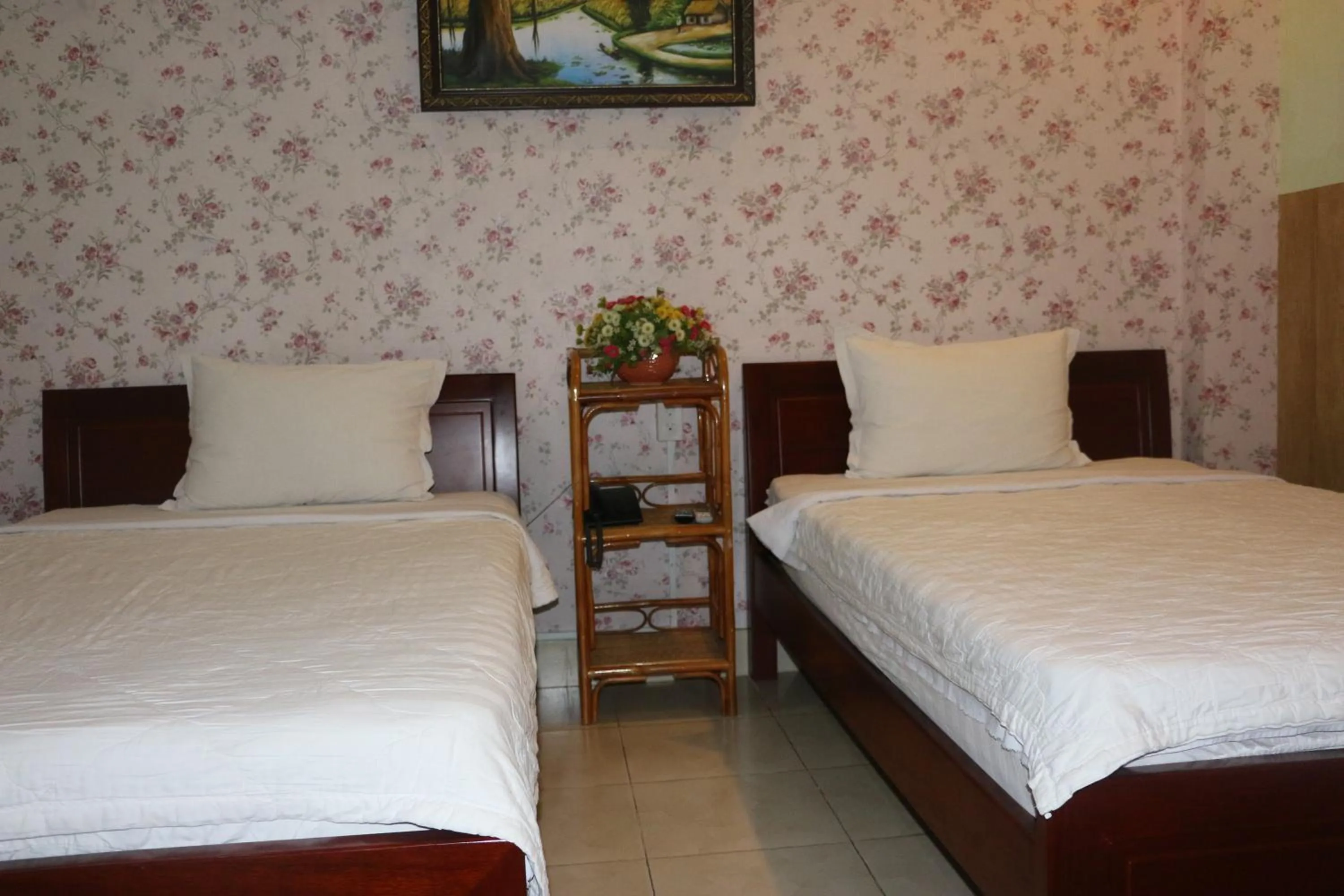 Photo of the whole room, Bed in Kim Long Hotel