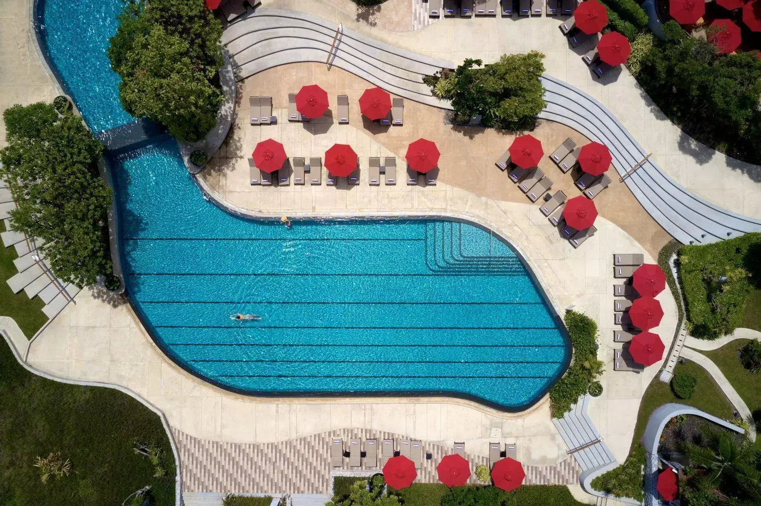 Swimming pool, Pool View in Amari Pattaya