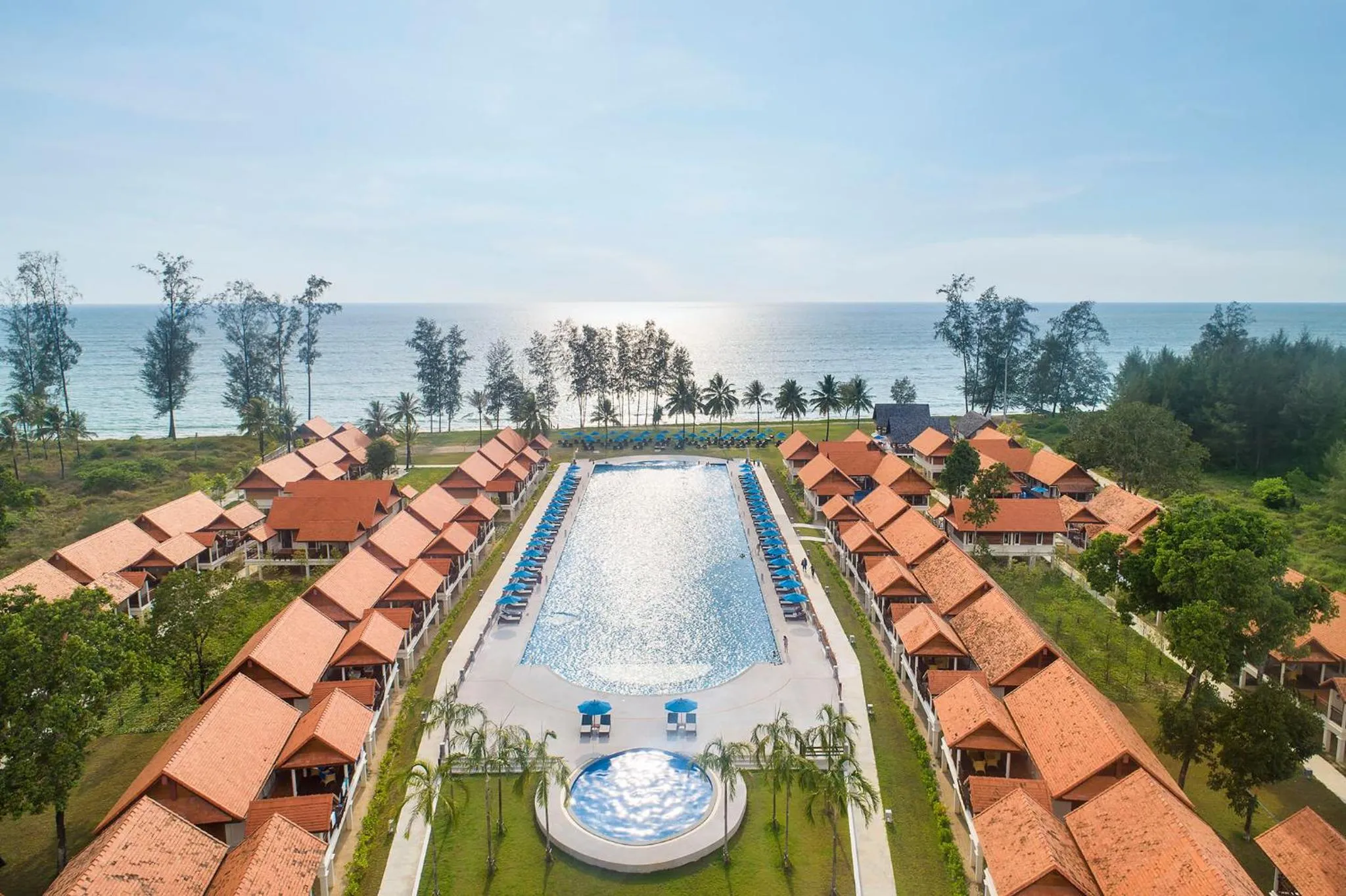 Bird's eye view, Pool View in Le Menara Khao Lak