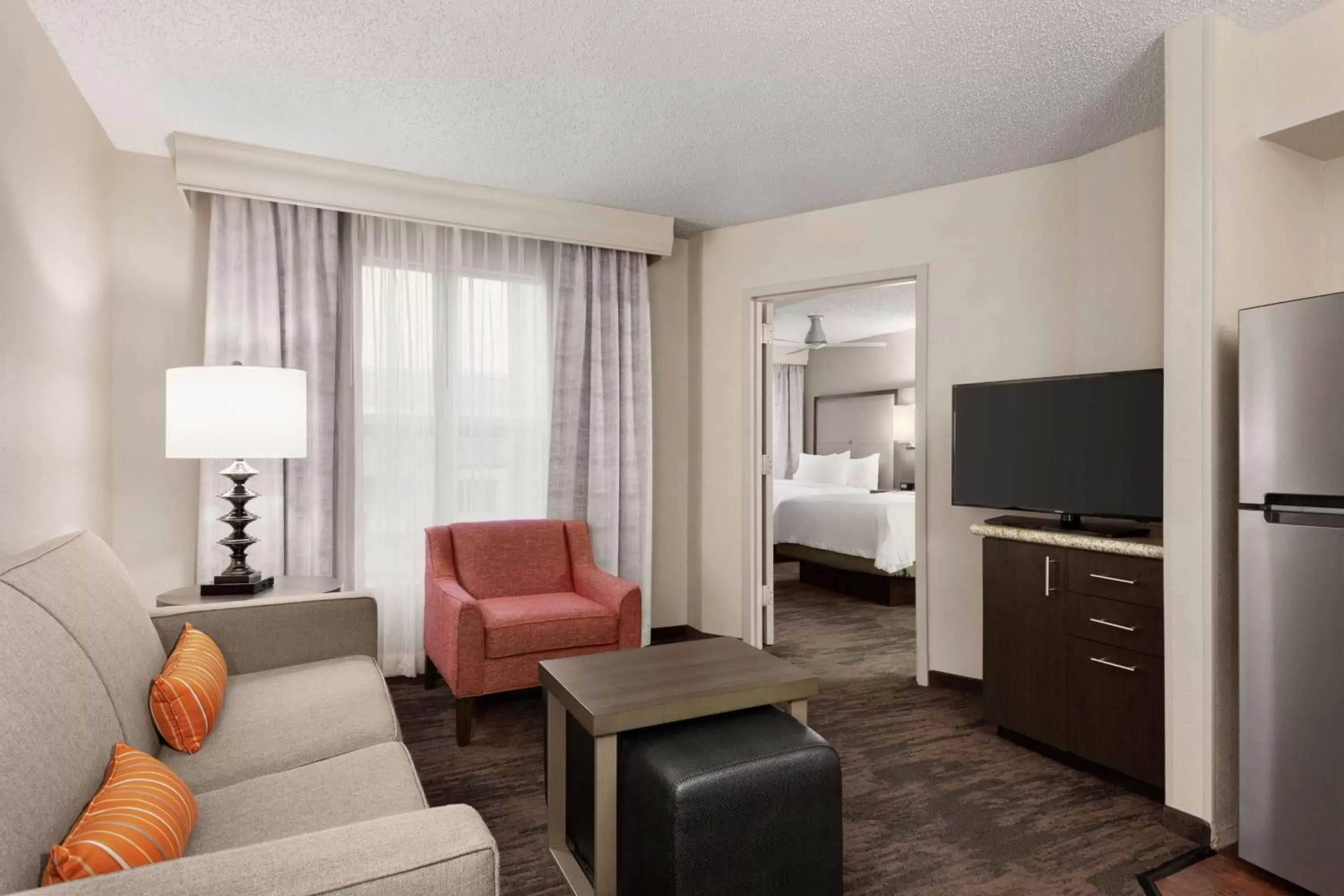 Bedroom, Seating Area in Homewood Suites by Hilton Dallas-Plano