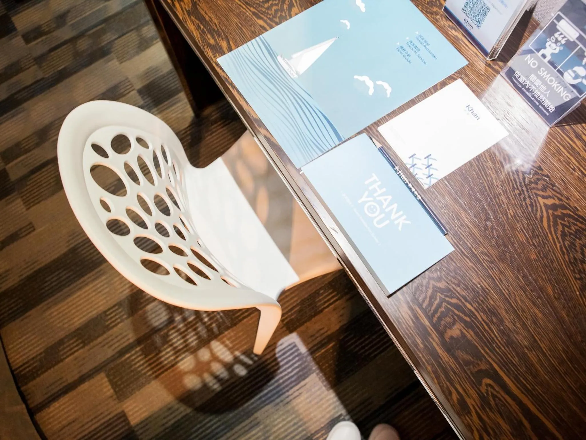 Seating area in Khan Hotel