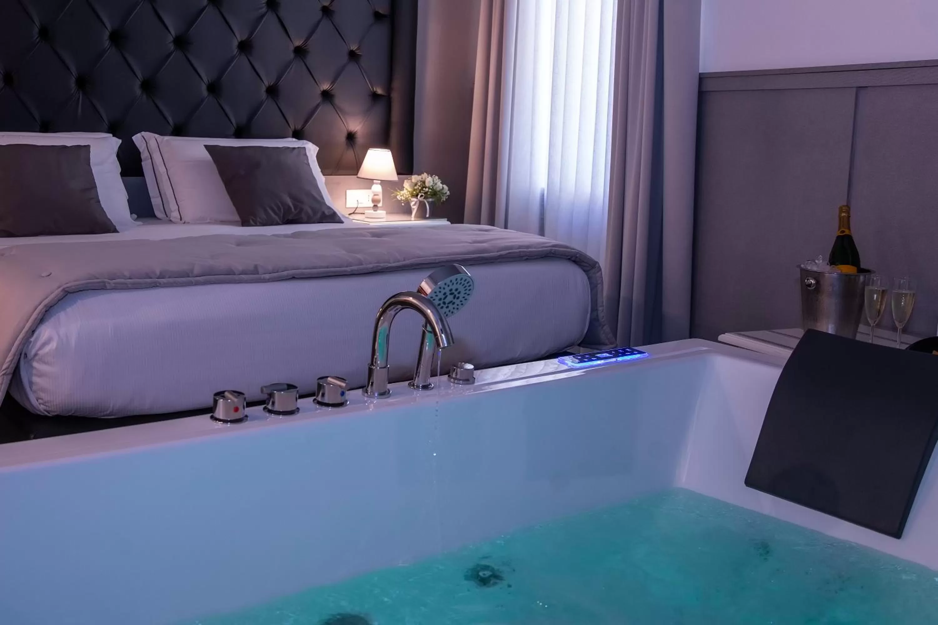 Bed in Villa Elisio Hotel & Spa