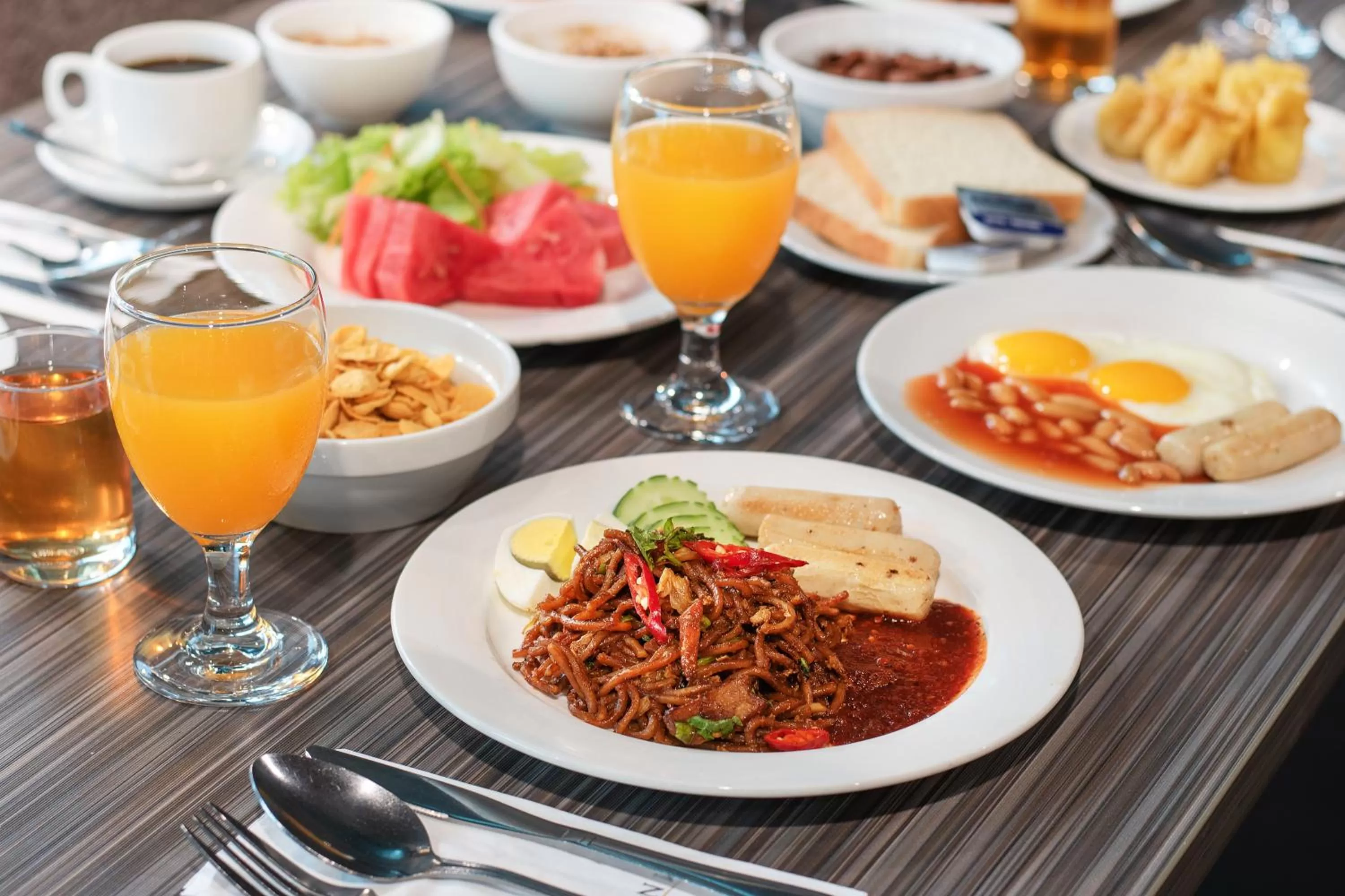 Continental breakfast in Flemington Hotel