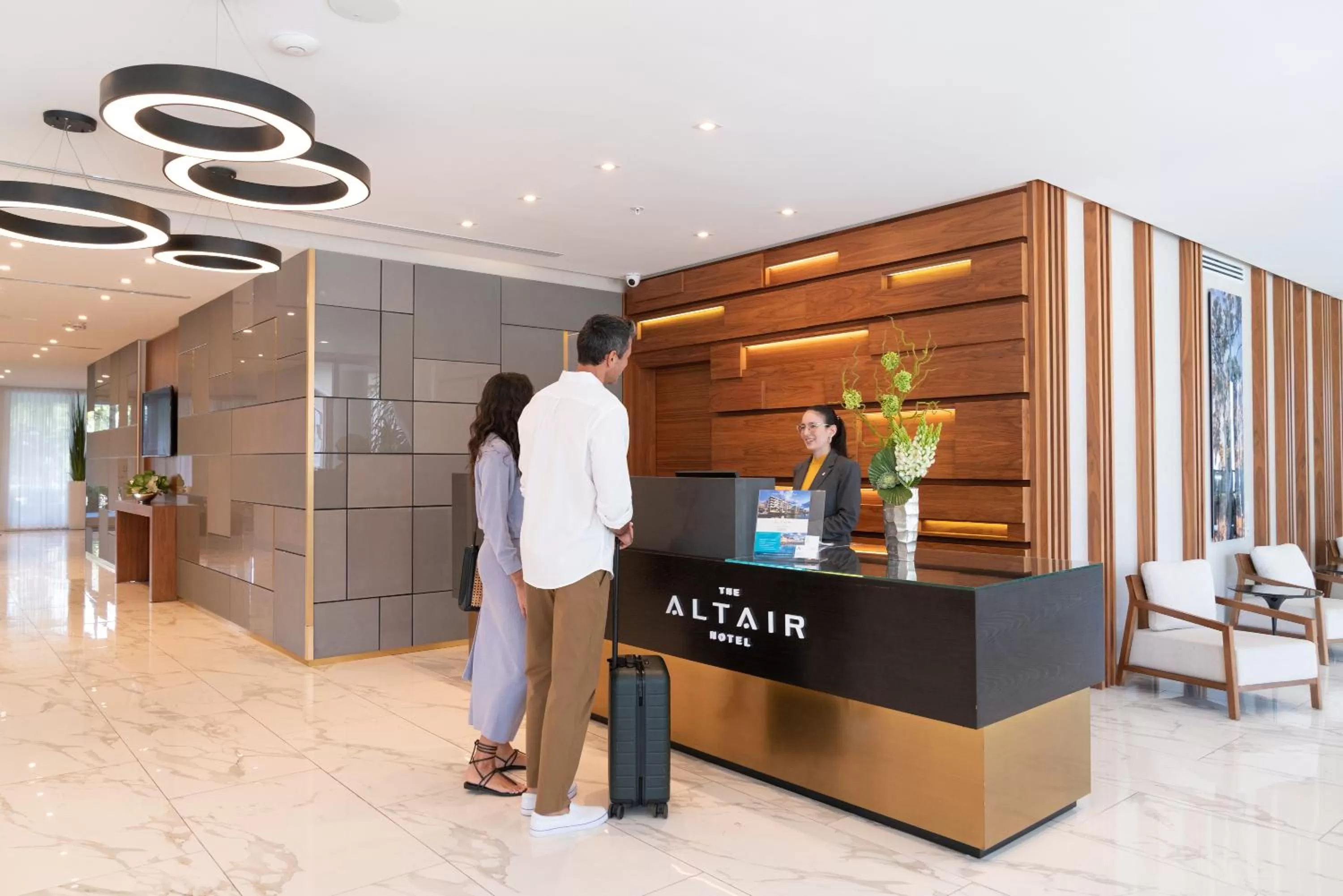 Lobby or reception in The Altair Bay Harbor Hotel