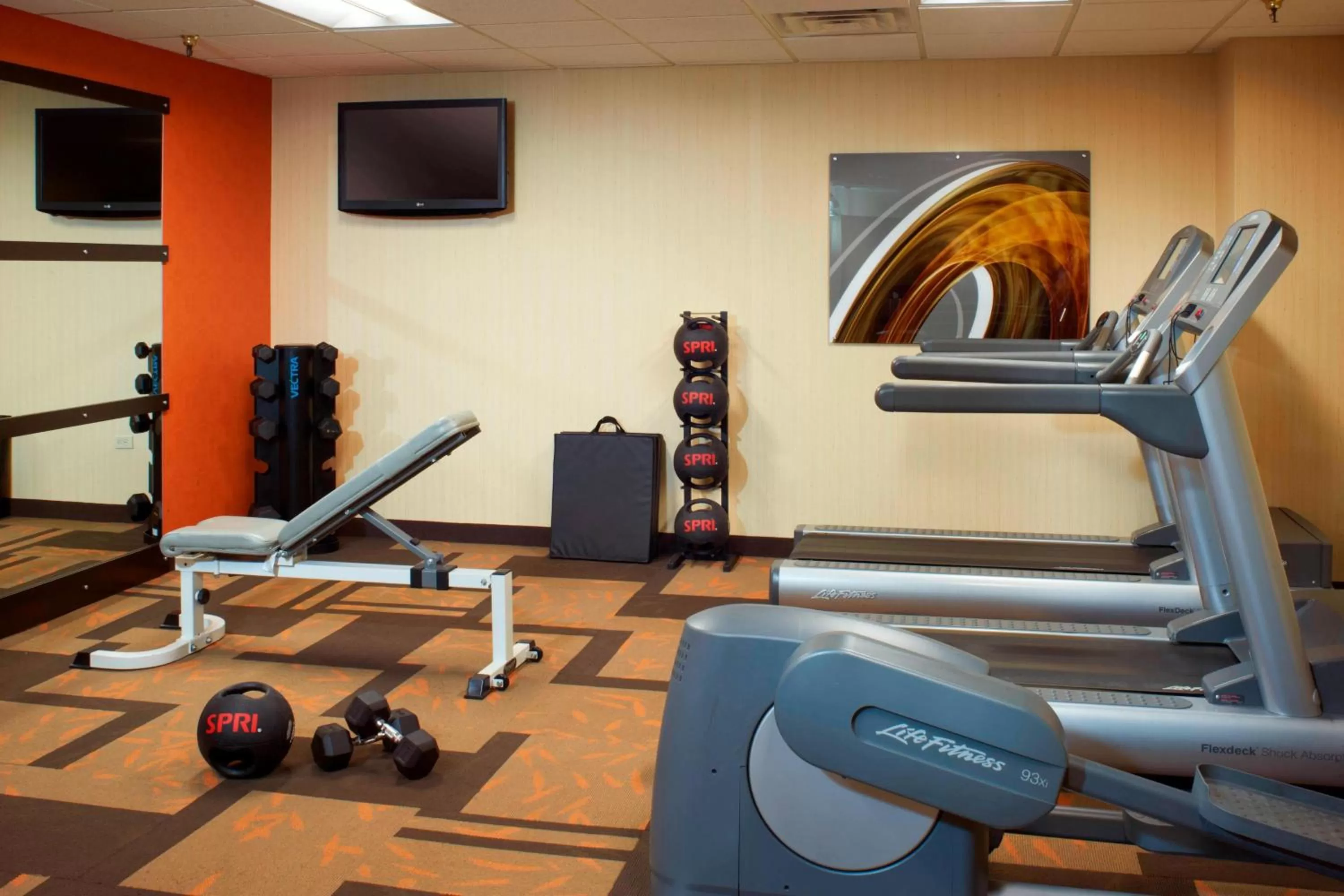 Fitness centre/facilities in Courtyard Chicago Deerfield