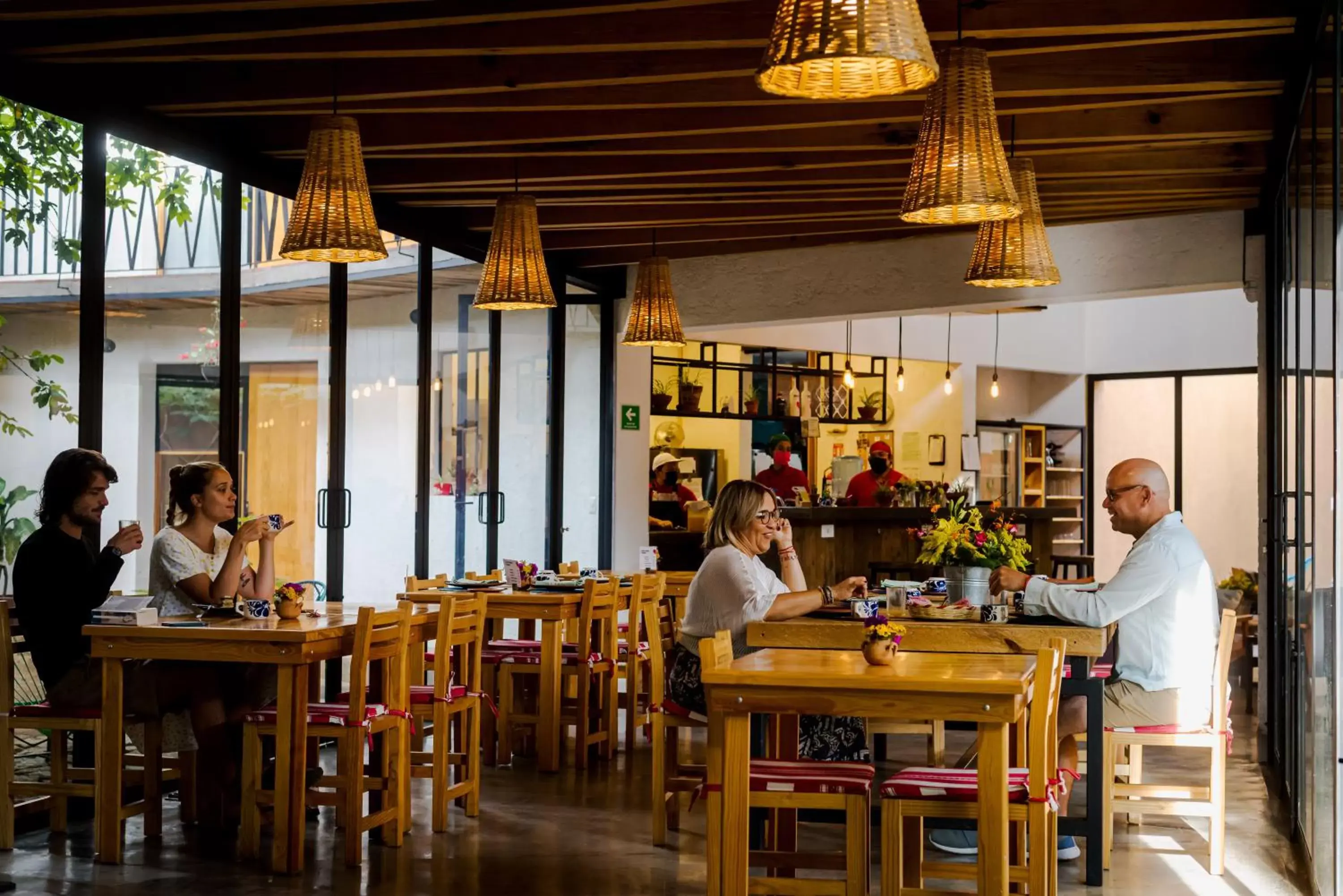 Seating area, Restaurant/Places to Eat in Hotel con Corazón