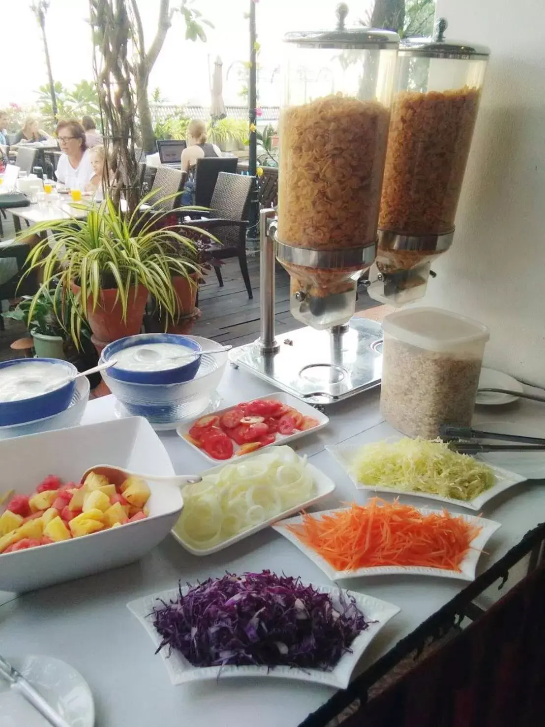 Buffet breakfast in New Siam Riverside - SHA Certified
