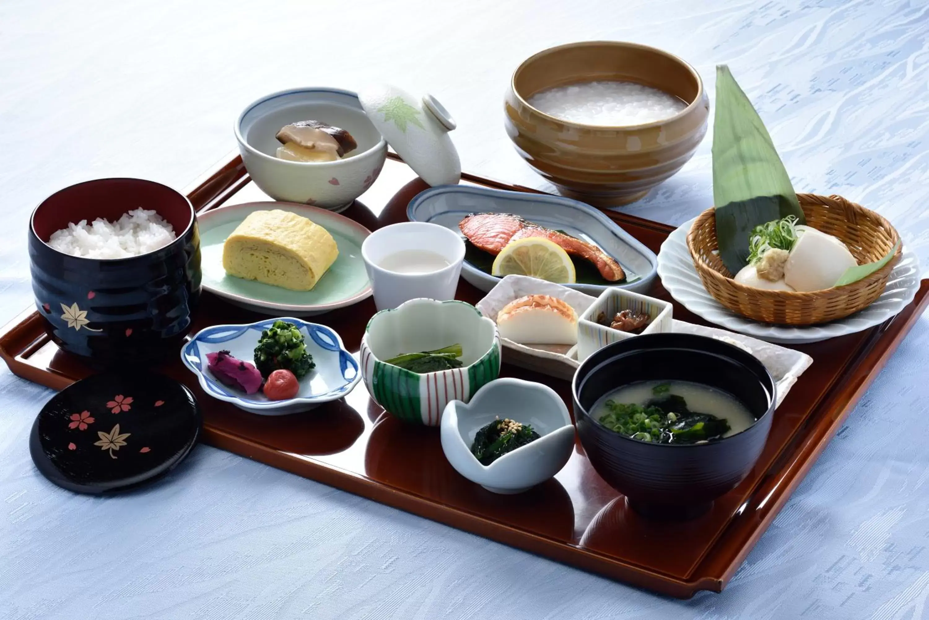 Asian breakfast in Hotel Granvia Hiroshima