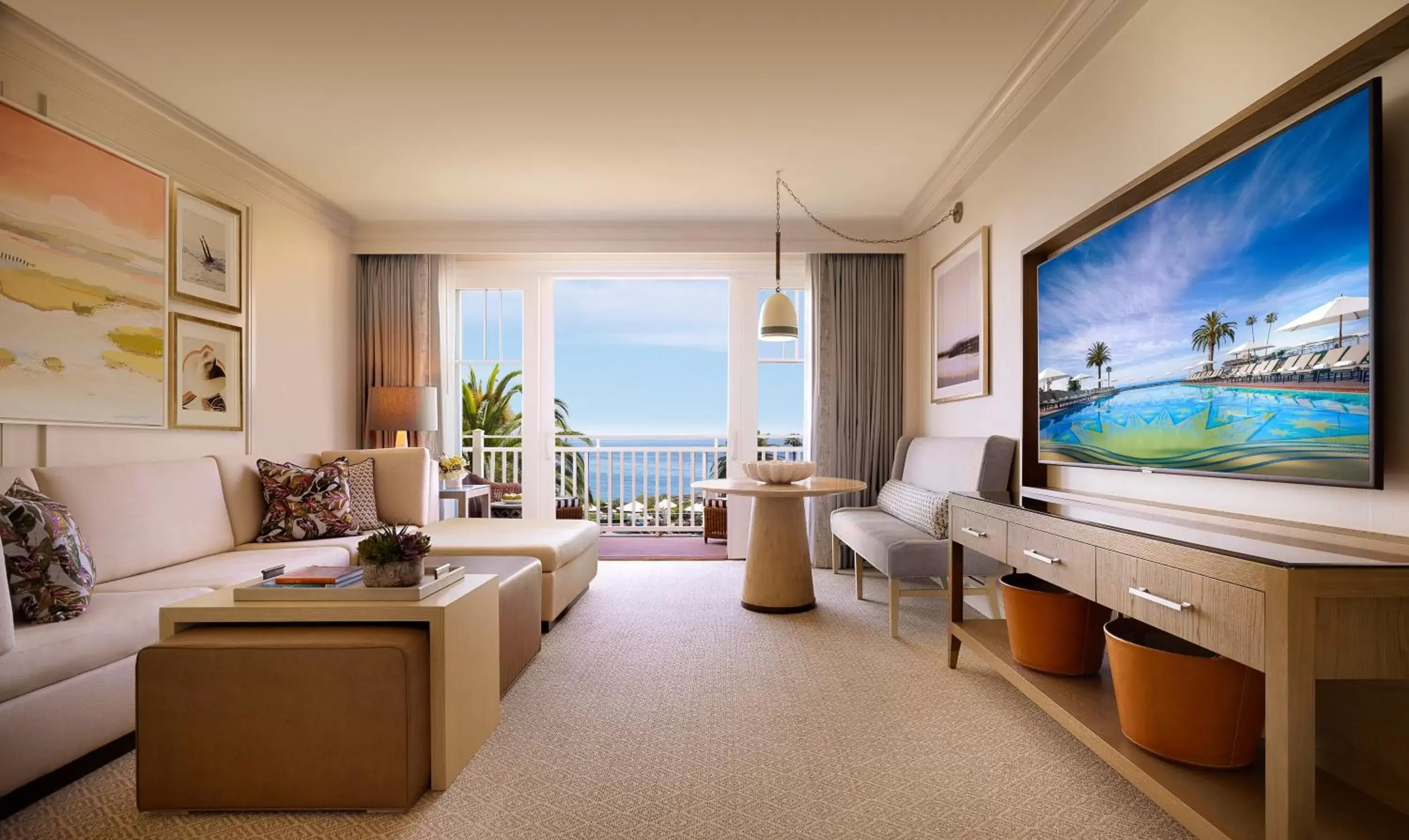 Living room in Montage Laguna Beach Living room in Montage Laguna Beach