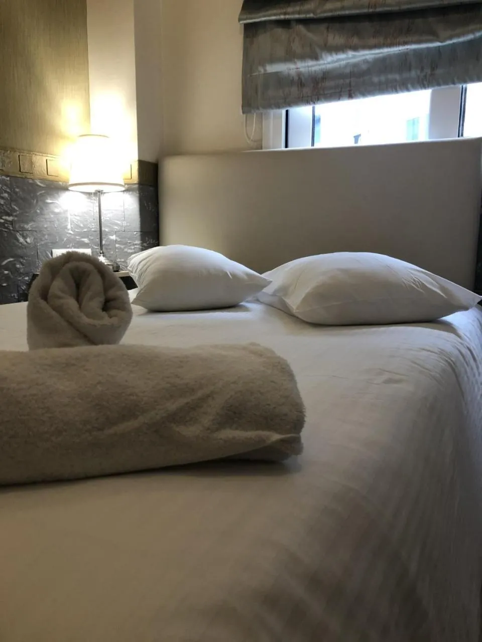 Bed in Phidias Hotel