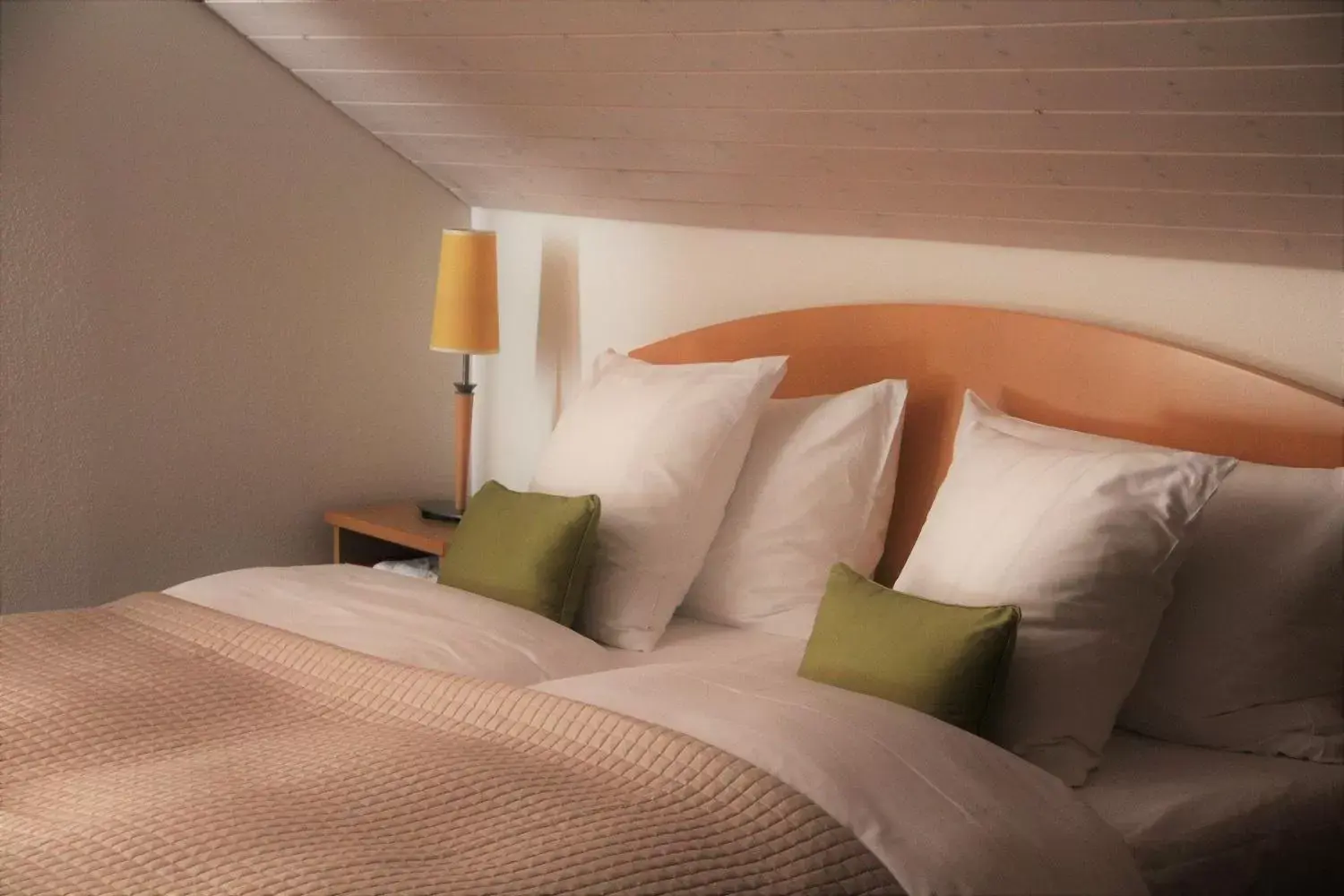 Bed in Hôtel Bon Rivage