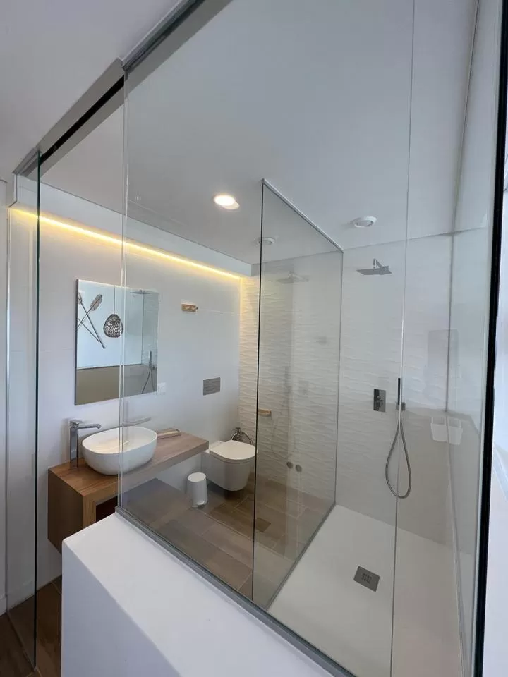 Bathroom in Alojamento White Rose Boutique