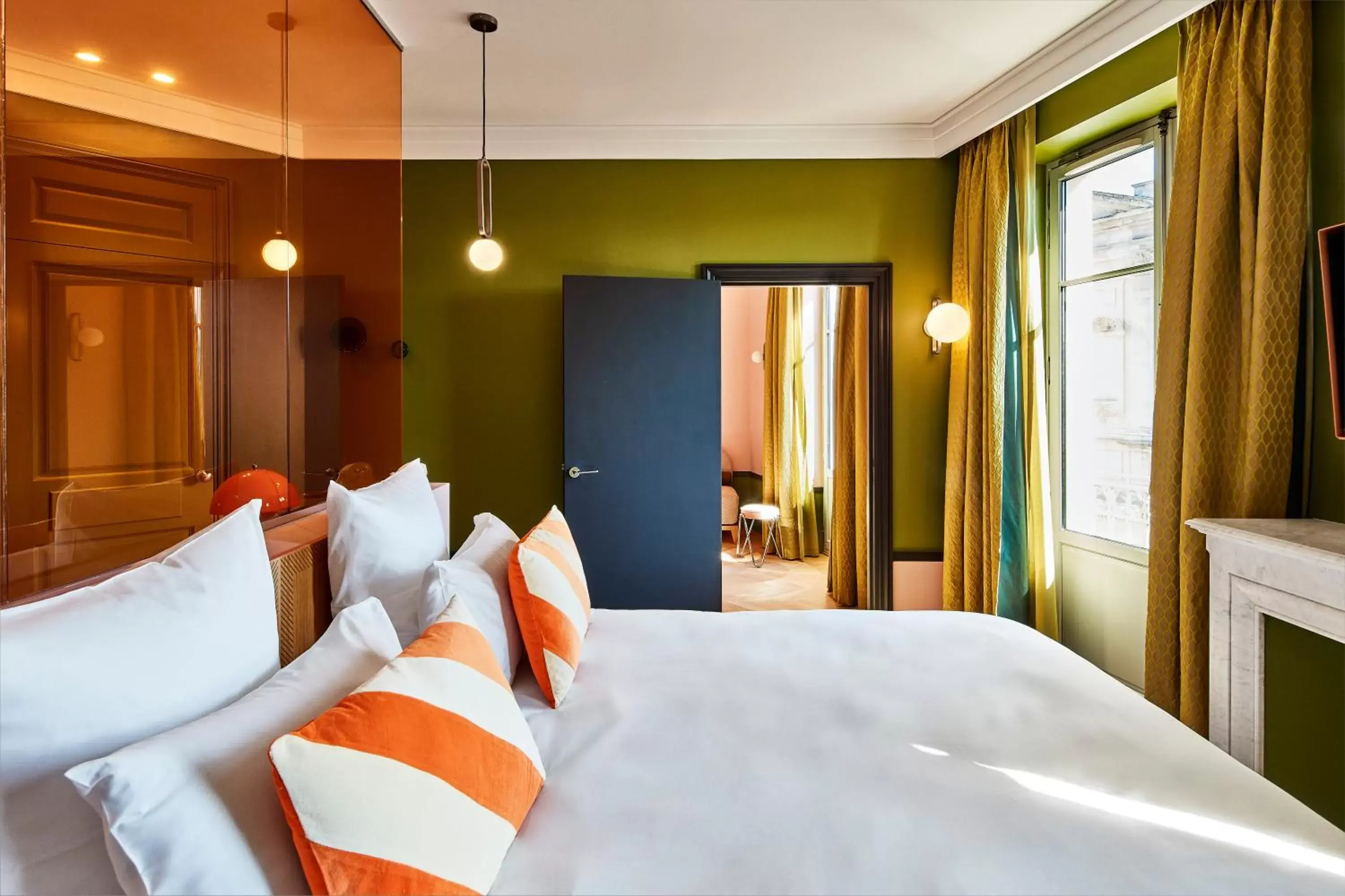 Bed in Hotel De Cambis