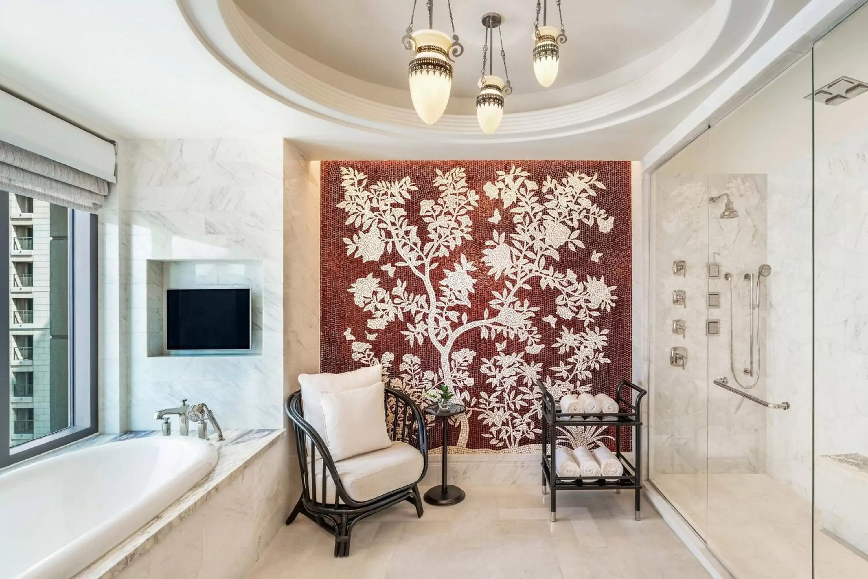 Bathroom, Seating Area in The St. Regis Cairo