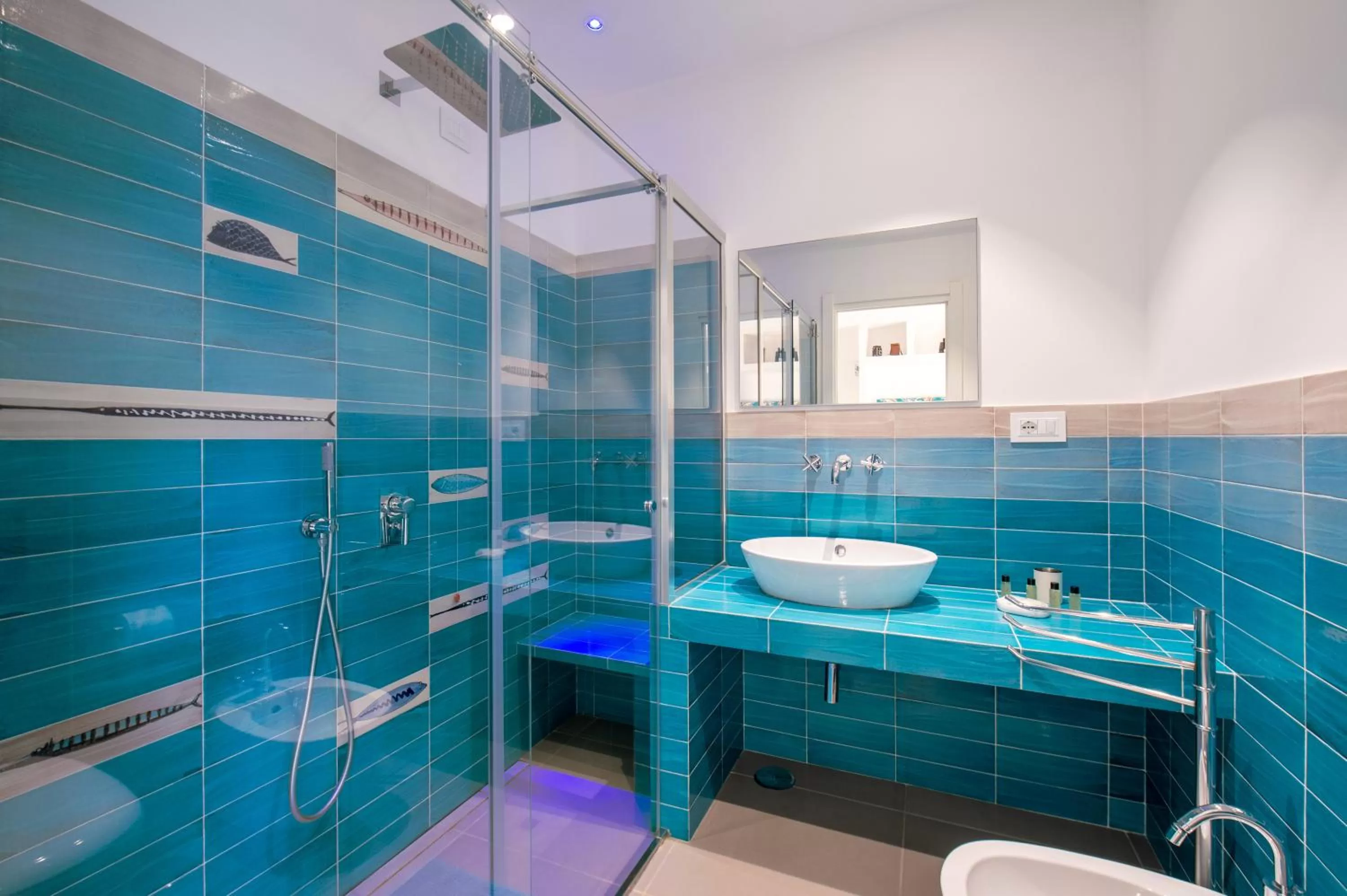 Shower in Casa Evelina Sorrento