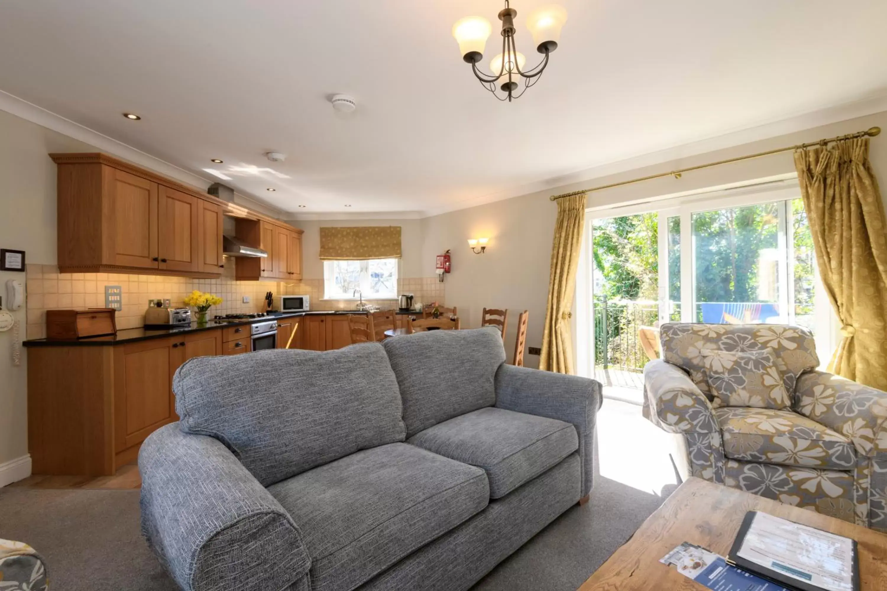 Living room, Seating Area in Porth Veor Manor Villas & Apartments