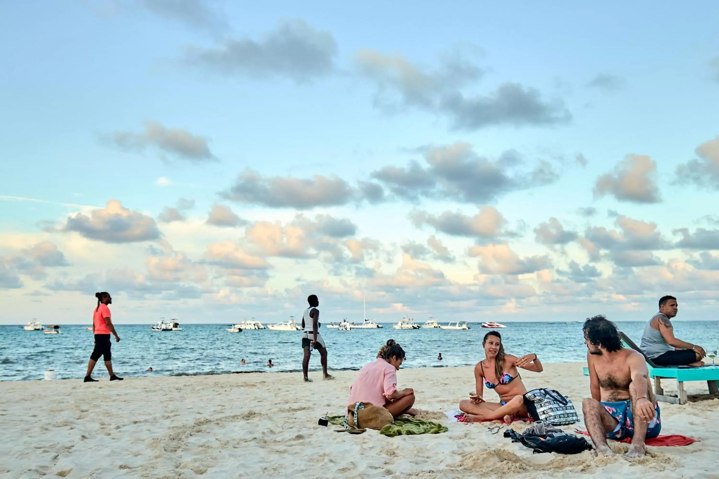 People, Beach in Flor del Mar Condo Punta Cana Beachfront