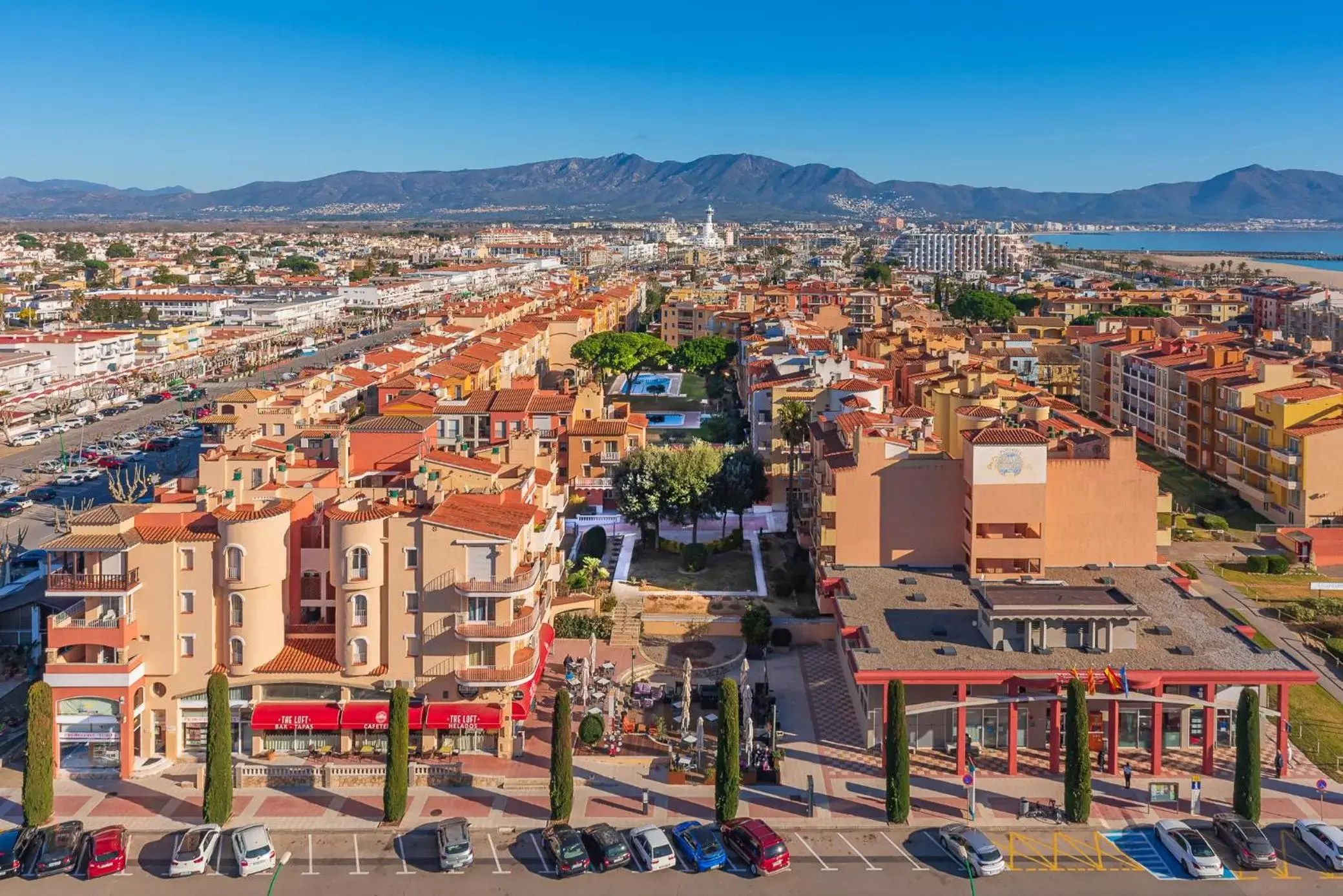 View (from property/room), Bird's-eye View in Xon's Platja HA