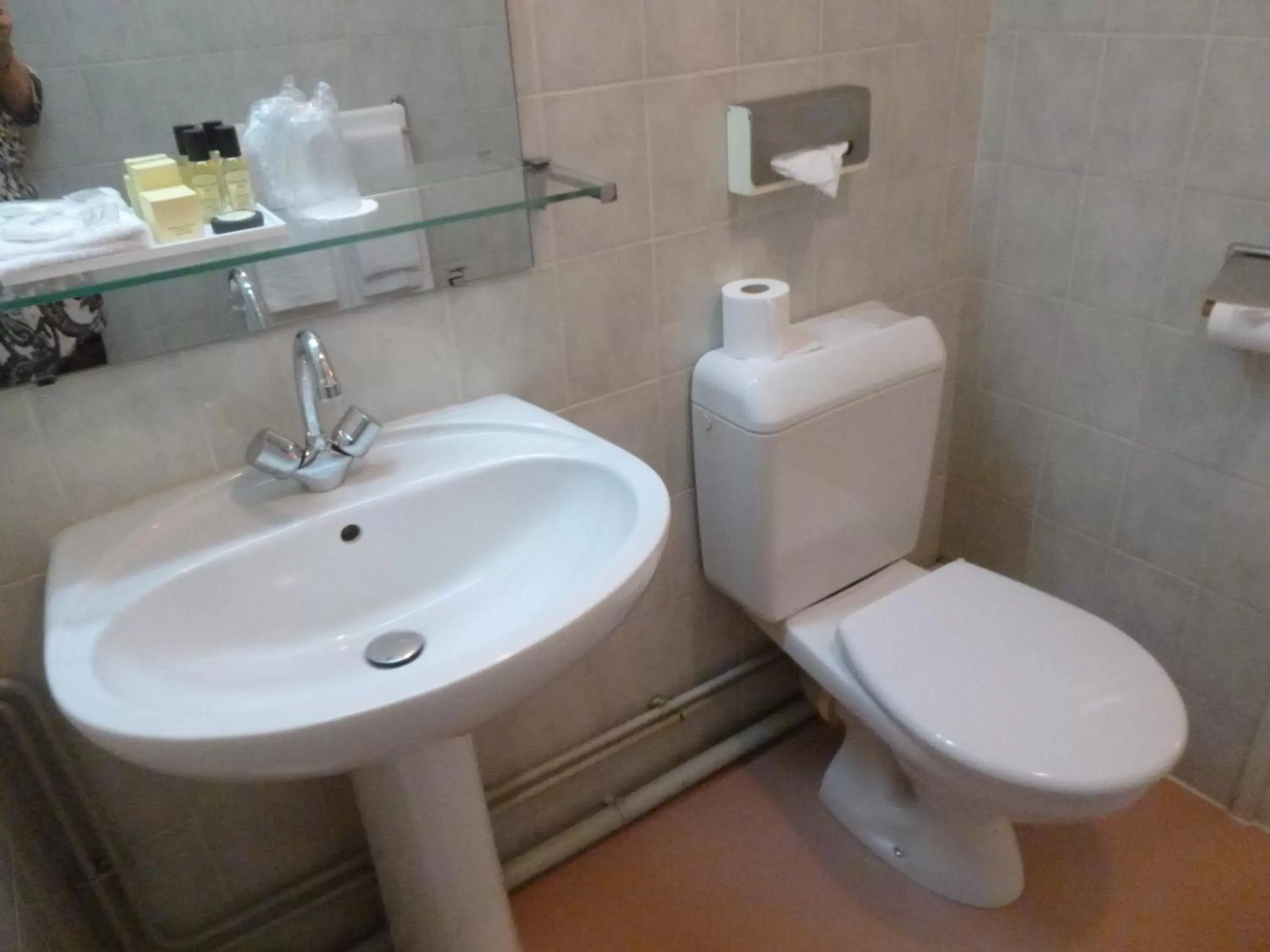 Toilet, Bathroom in Logis Hôtel Le Rivage