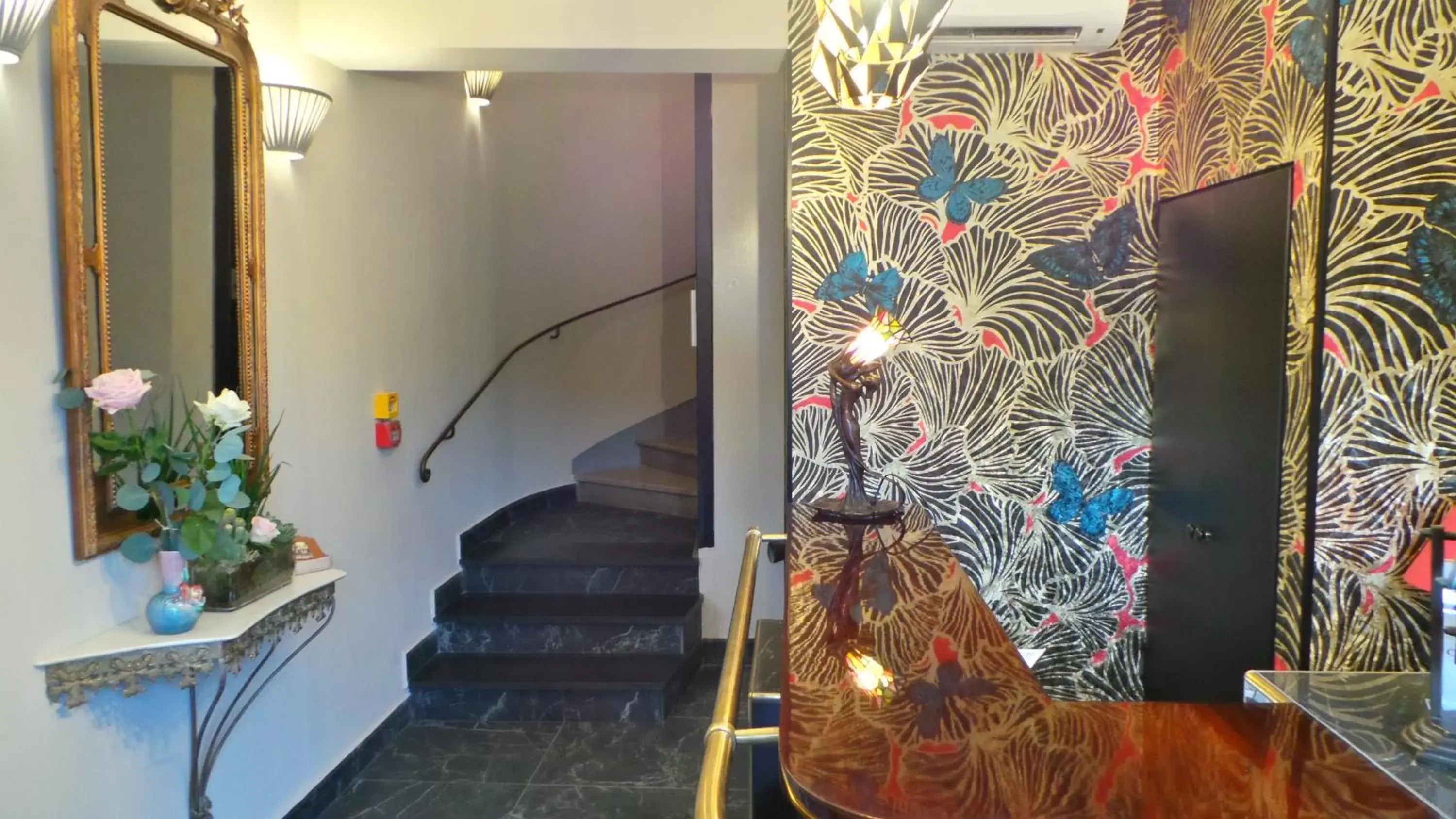 Lobby or reception in Hotel Relais Du Postillon