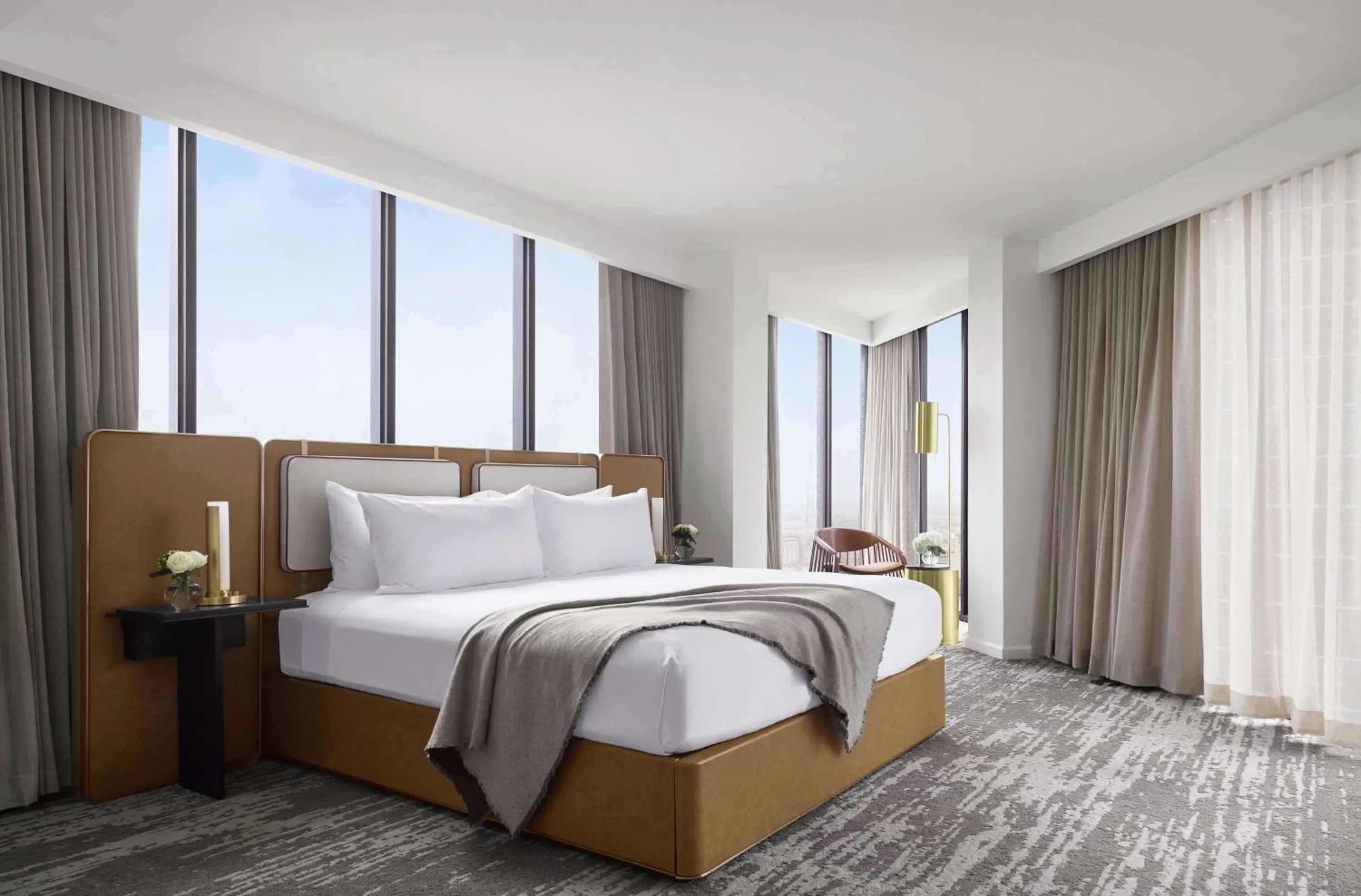 Bed in C. Baldwin, Curio Collection by Hilton