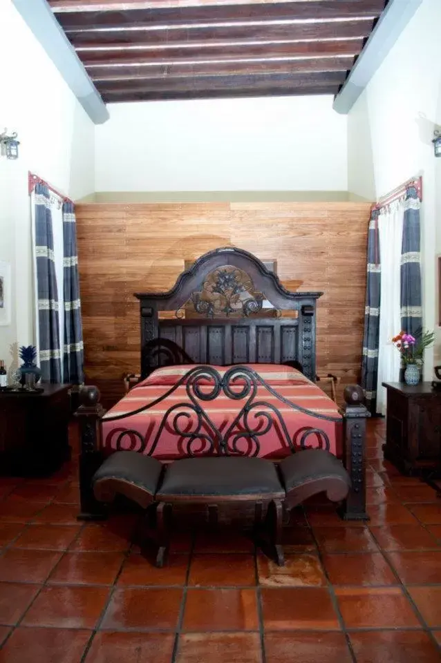 Bed in Hotel Boutique Hacienda del Gobernador