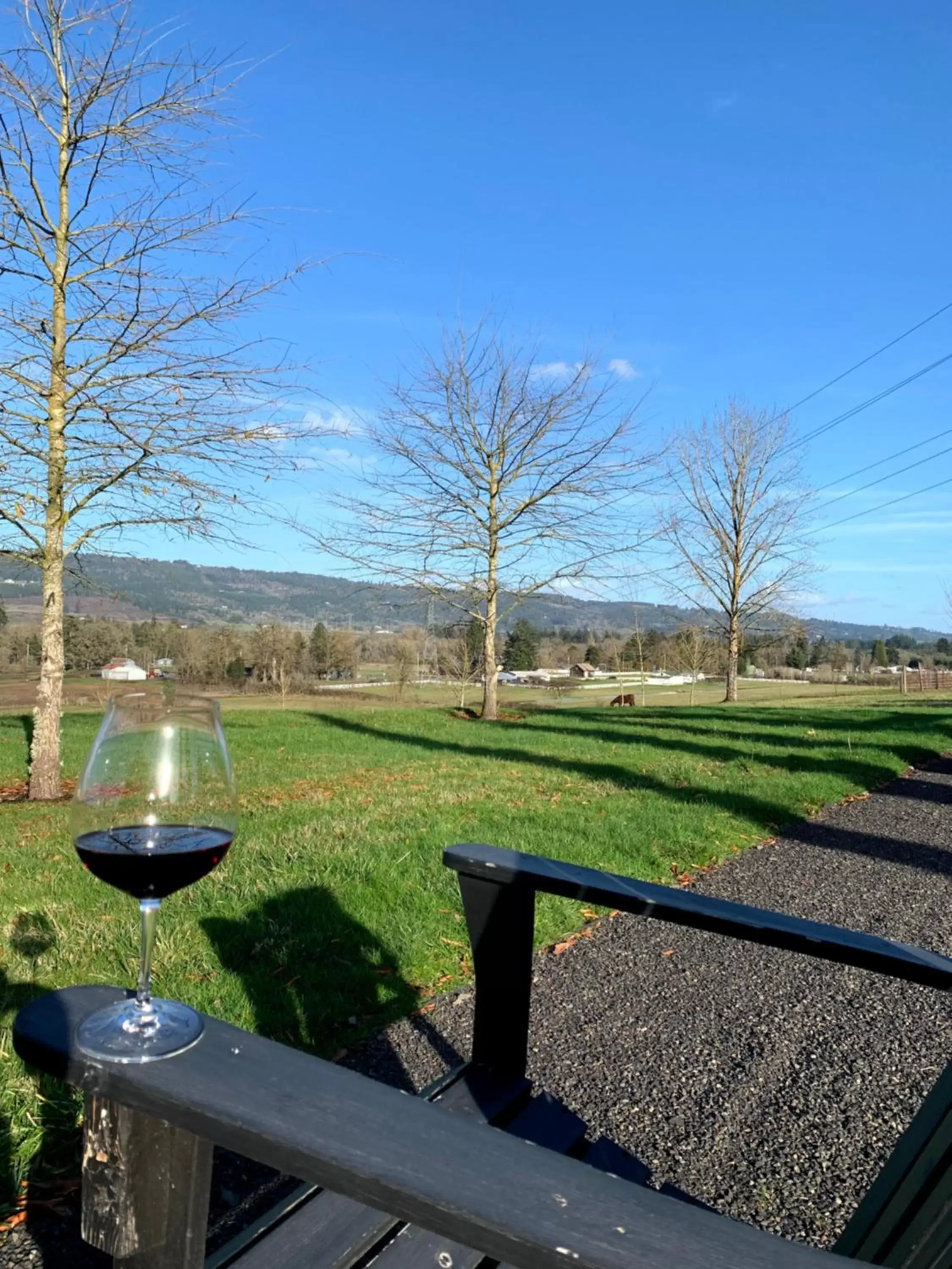 Patio in The Setting Inn Willamette Valley