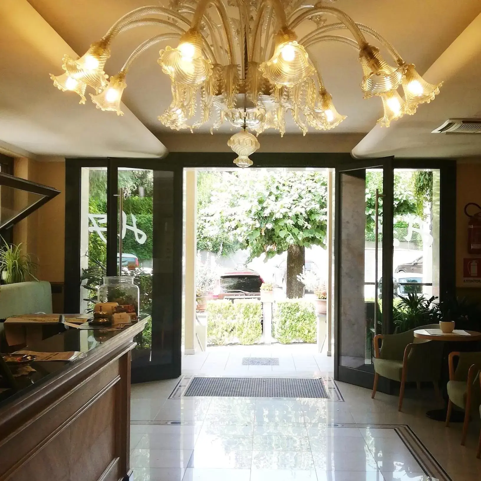 Lobby or reception in Hotel Fioroni