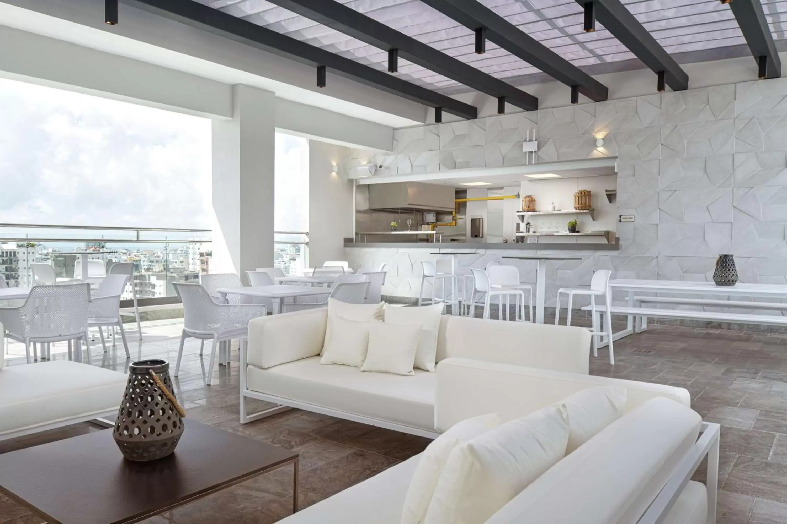 Lounge or bar, Seating Area in Homewood Suites By Hilton Santo Domingo